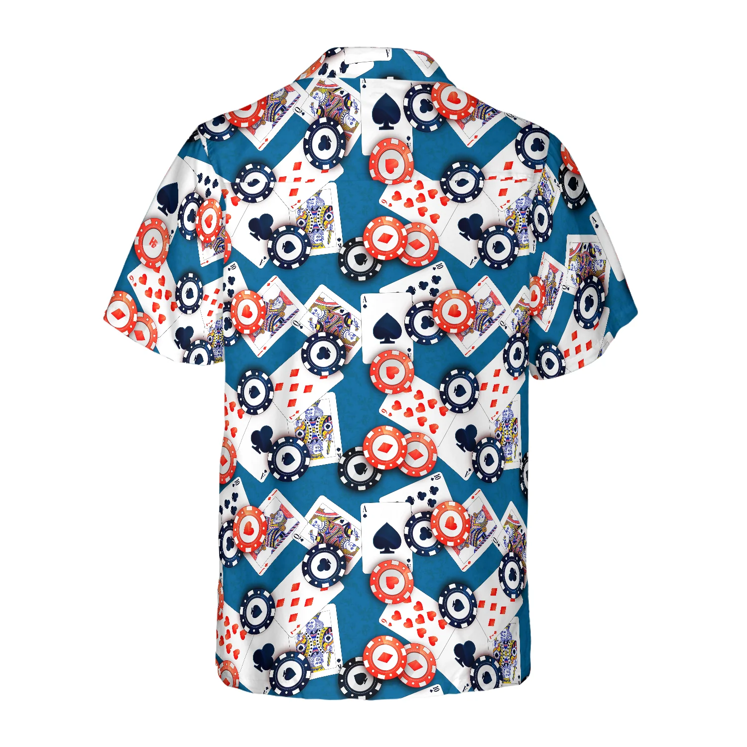 Poker Seamless Pattern 03 Hawaiian Shirt Aloha Shirt For Men and Women