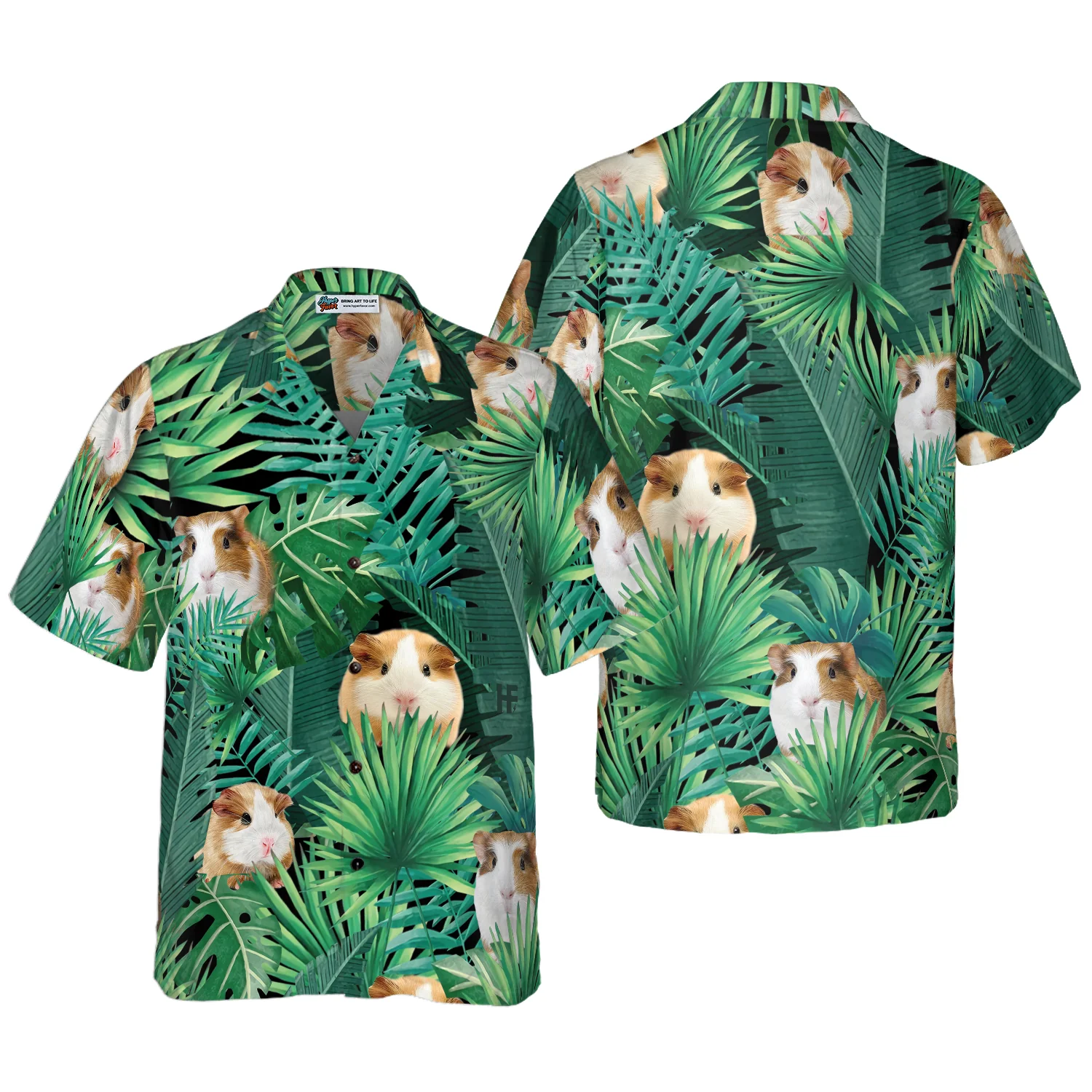 Cute Guinea Pig V2 Hawaiian Shirt Aloha Shirt For Men and Women