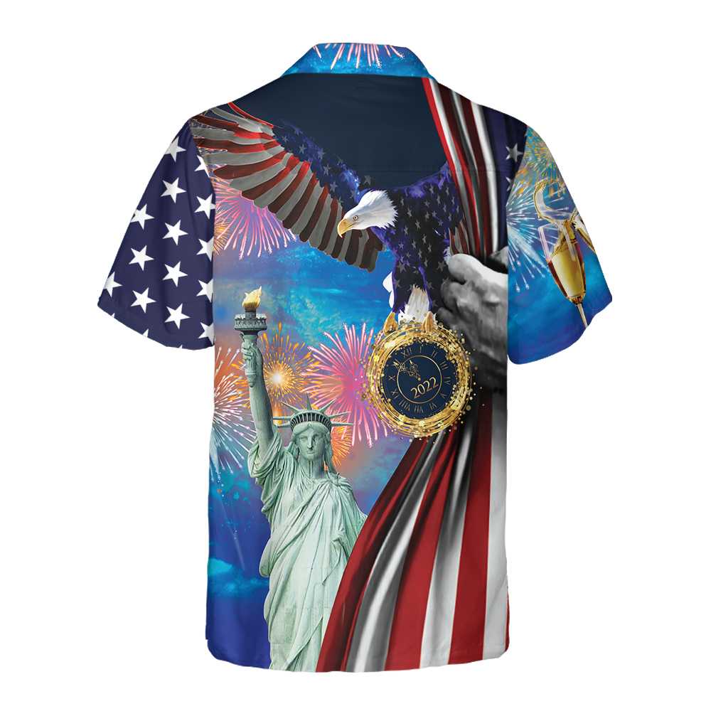 New Year New America Hawaiian Shirt Happy New Years Eve Shirt Aloha Shirt For Men and Women