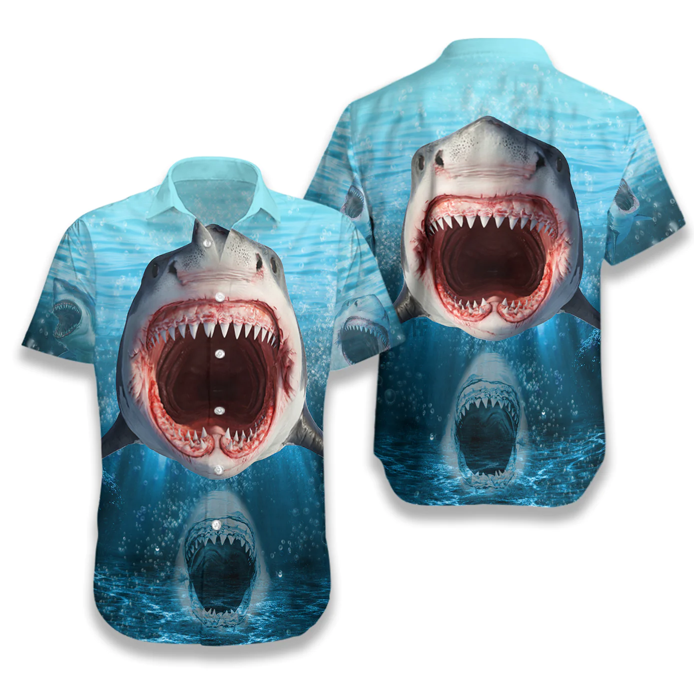 Show Your Teeth Shark Hawaiian Shirt Aloha Shirt For Men and Women