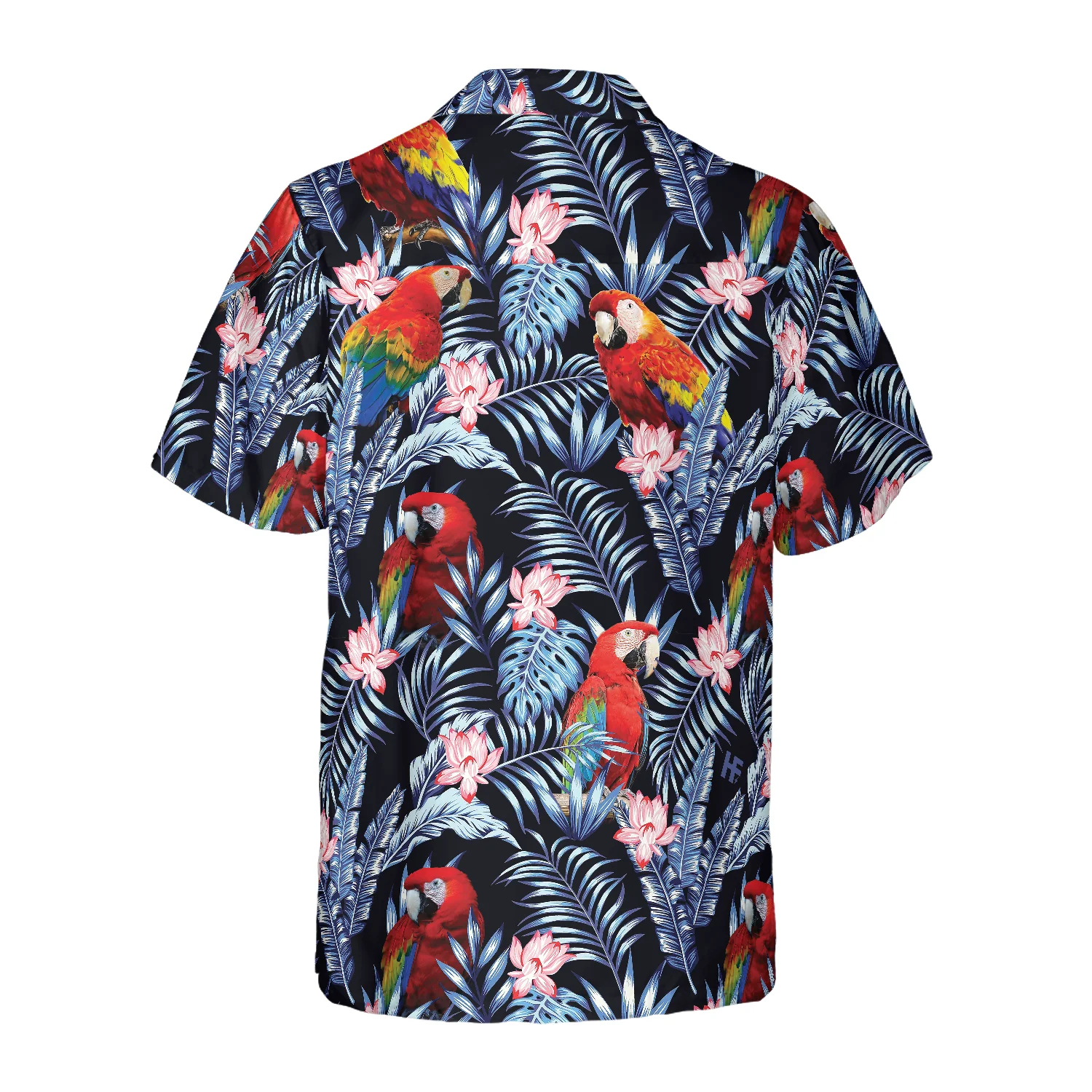 Tropical Parrot Hawaiian Shirt Aloha Shirt For Men and Women