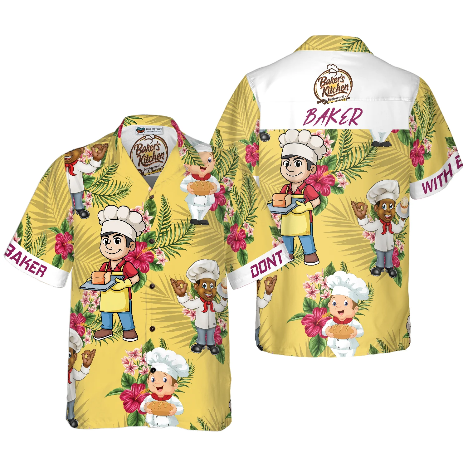 Dont Mess With Baker Hawaiian Shirt Aloha Shirt For Men and Women