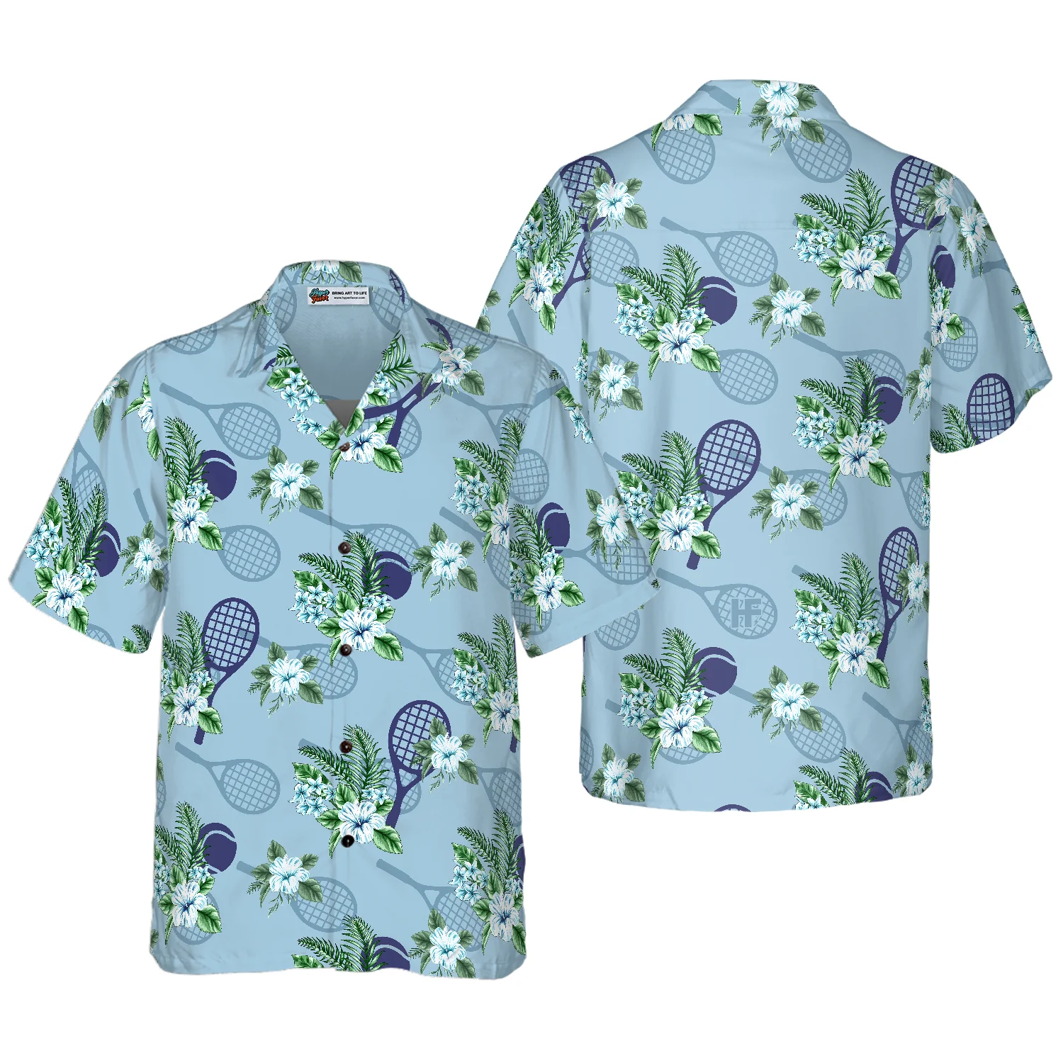 Tropical Tennis 5 Hawaiian Shirt Aloha Shirt For Men and Women