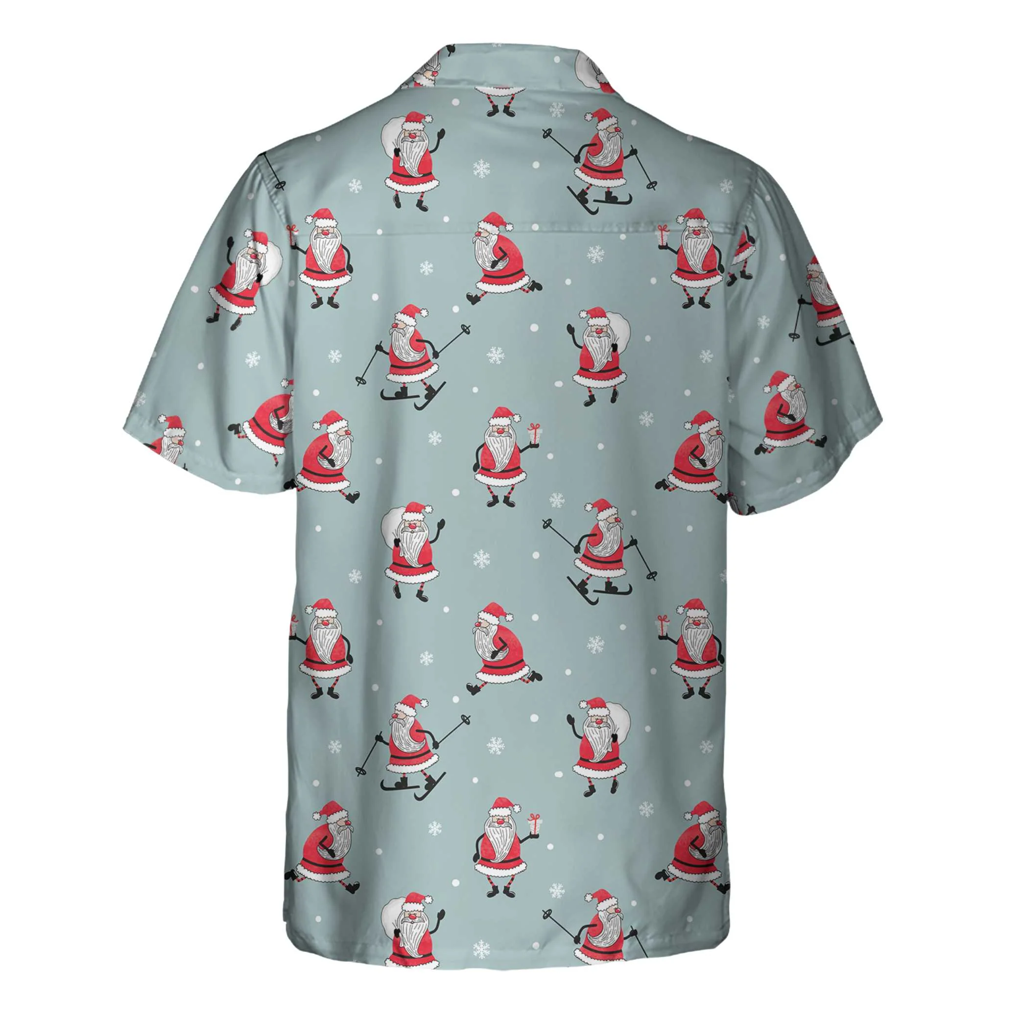 Funny Santa Claus Christmas Shirt Santa Claus Hawaiian Shirt Aloha Shirt For Men and Women