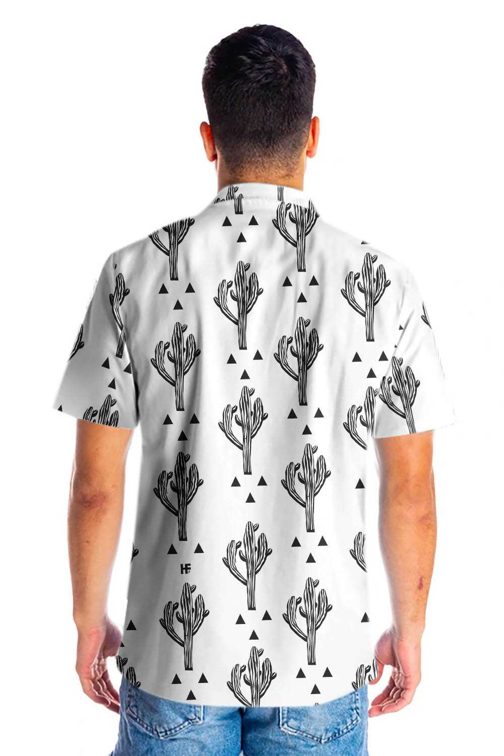 Cactus Seamless Pattern Hawaiian Shirt Aloha Shirt For Men and Women