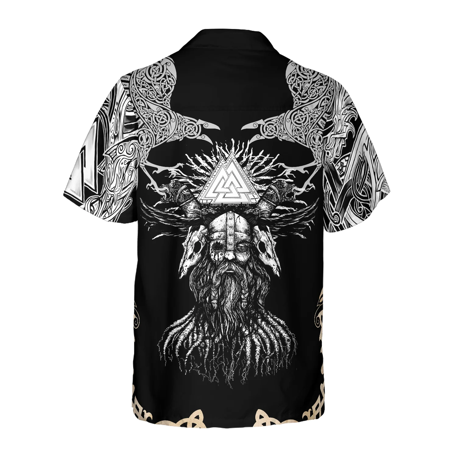 Viking Odin Hawaiian Shirt Aloha Shirt For Men and Women