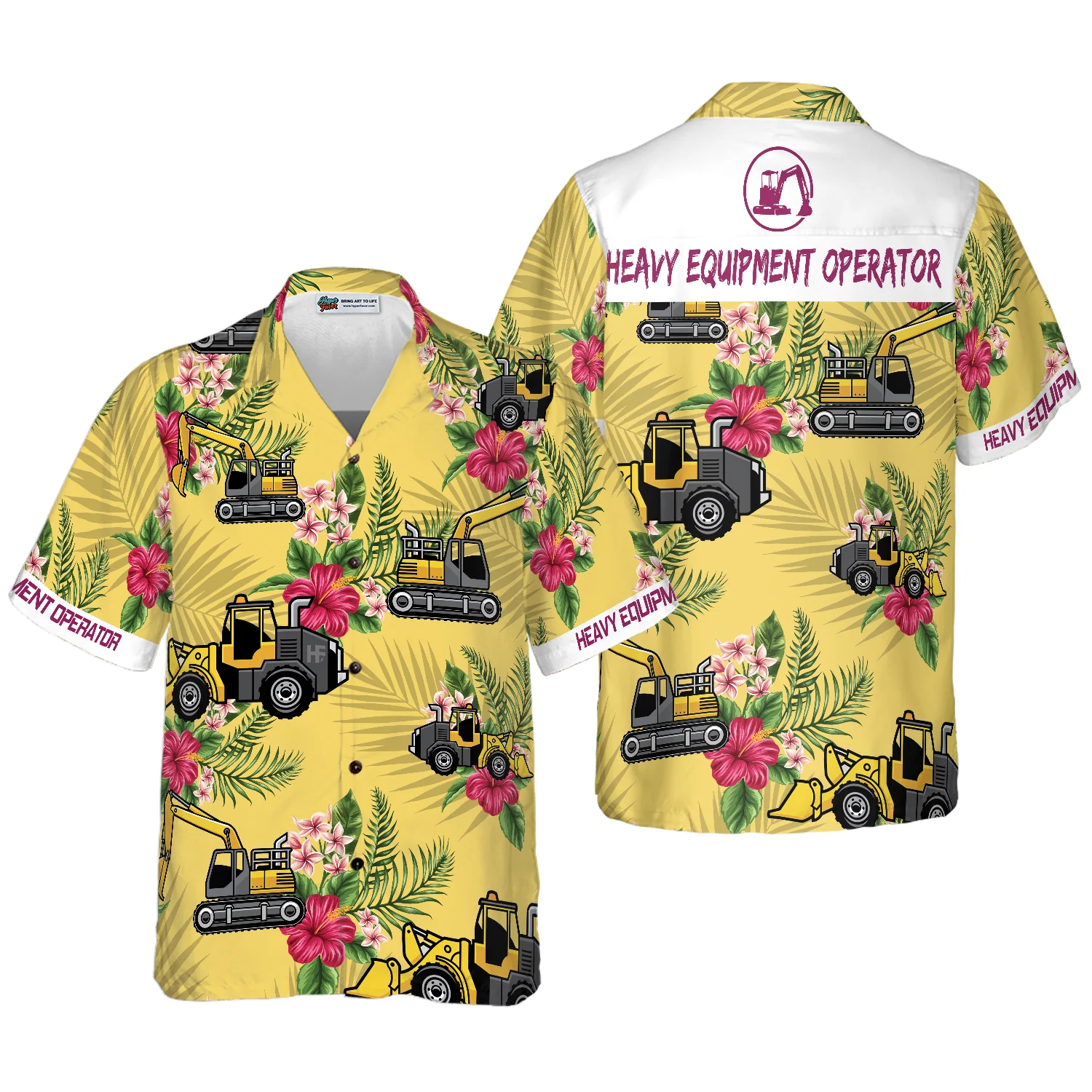 Heavy Equipment Operator Hawaiian Shirt Aloha Shirt For Men and Women