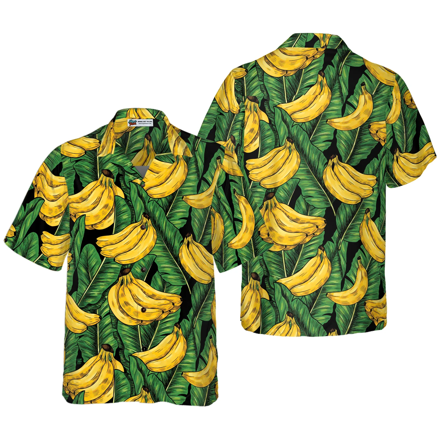 Vintage Sweet Banana Shirt Hawaiian Shirt Aloha Shirt For Men and Women