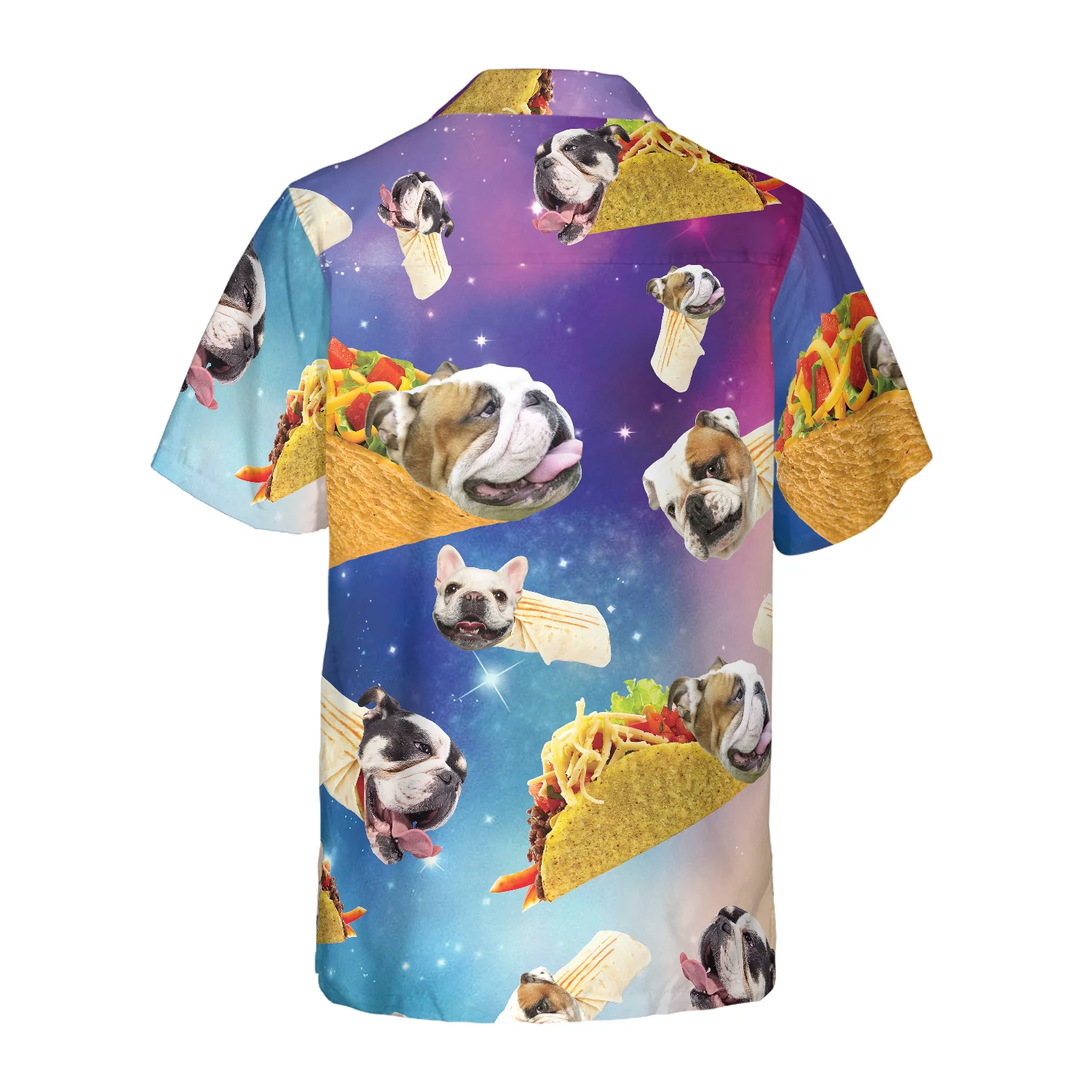 Taco Bulldog Shirt Hawaiian Shirt Aloha Shirt For Men and Women