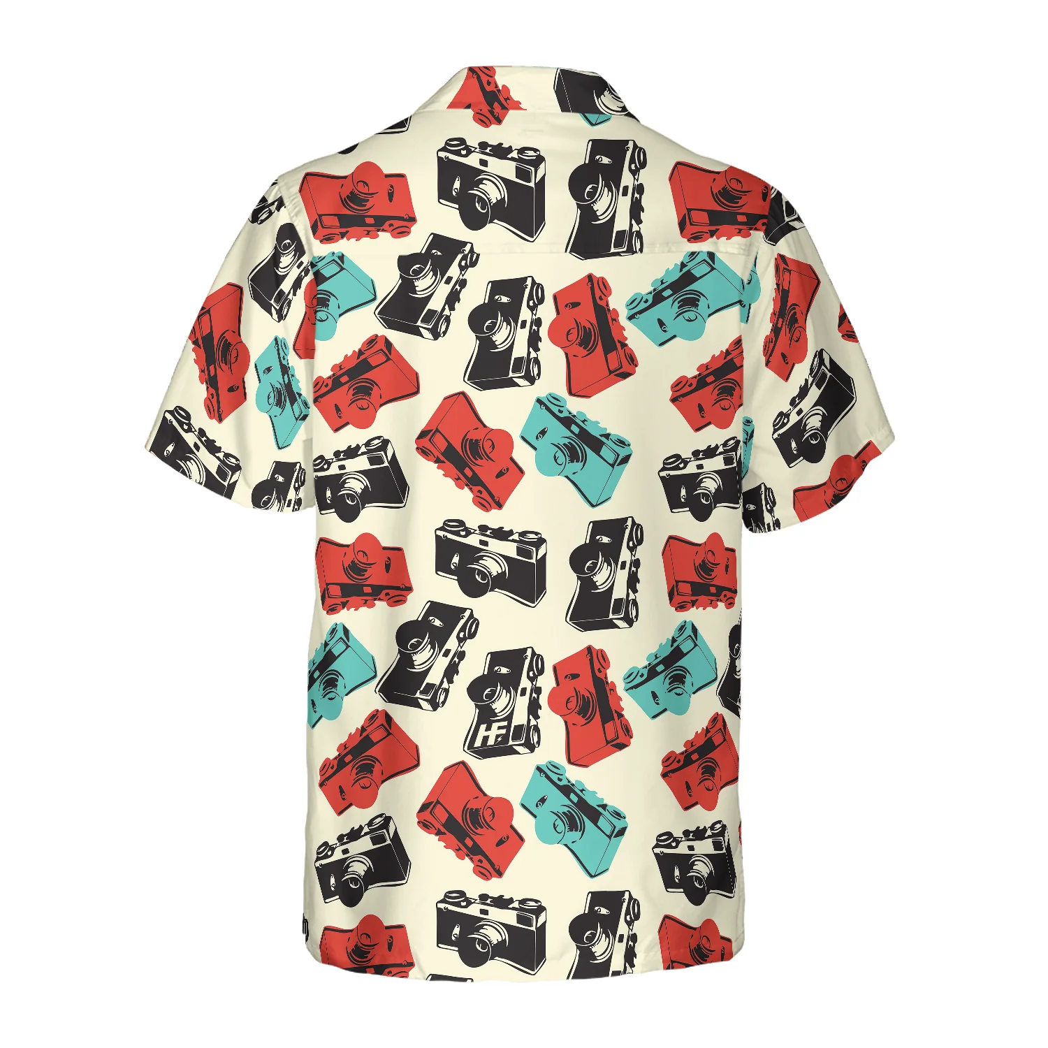 Retro Photography Cameras Hawaiian Shirt Aloha Shirt For Men and Women