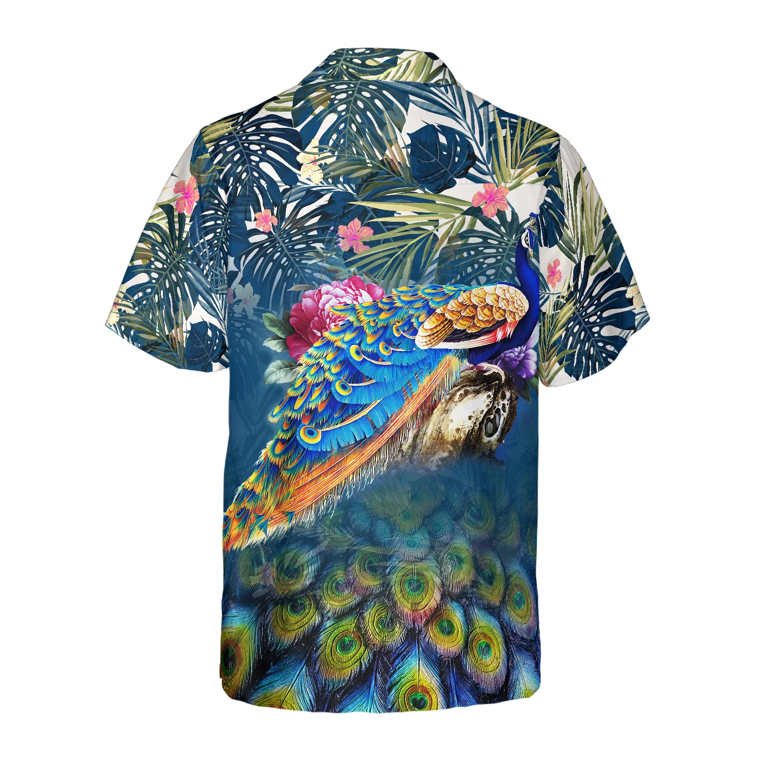 PEACOCK Hawaiian Shirt Aloha Shirt For Men and Women