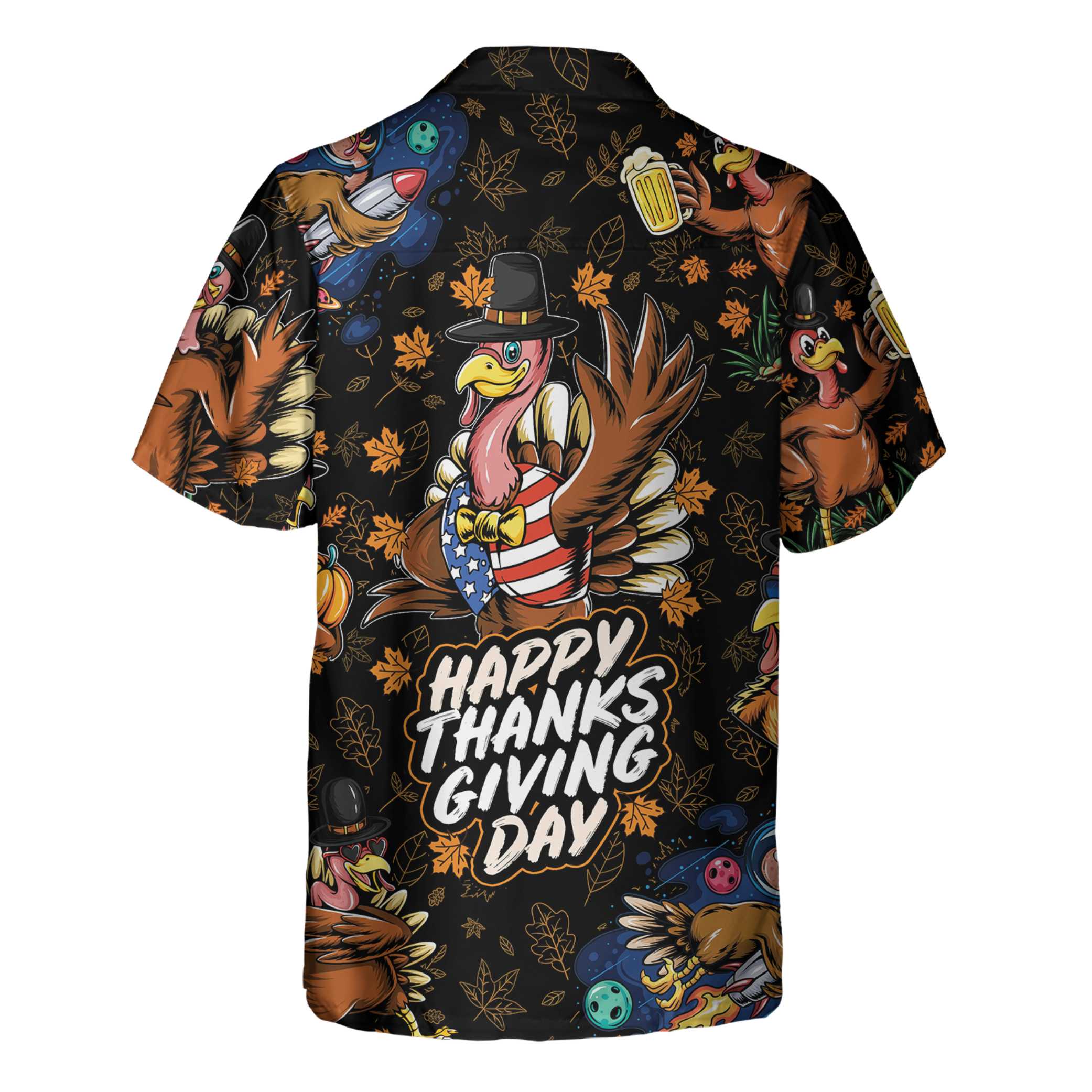 Thanksgiving Turkey Celebrations Turkey Hawaiian Shirt Funny Thanksgiving Hawaiian Shirt Gift Idea Aloha Shirt For Men and Women