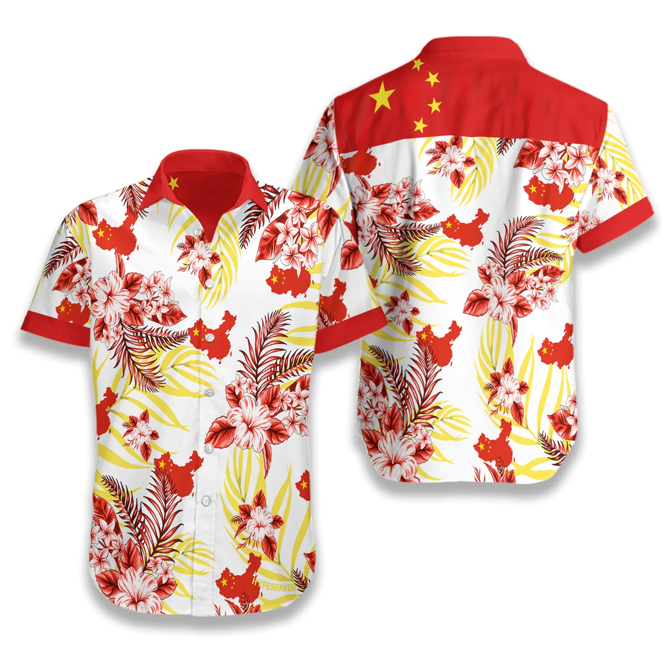 China Proud Hawaiian Shirt Aloha Shirt For Men and Women