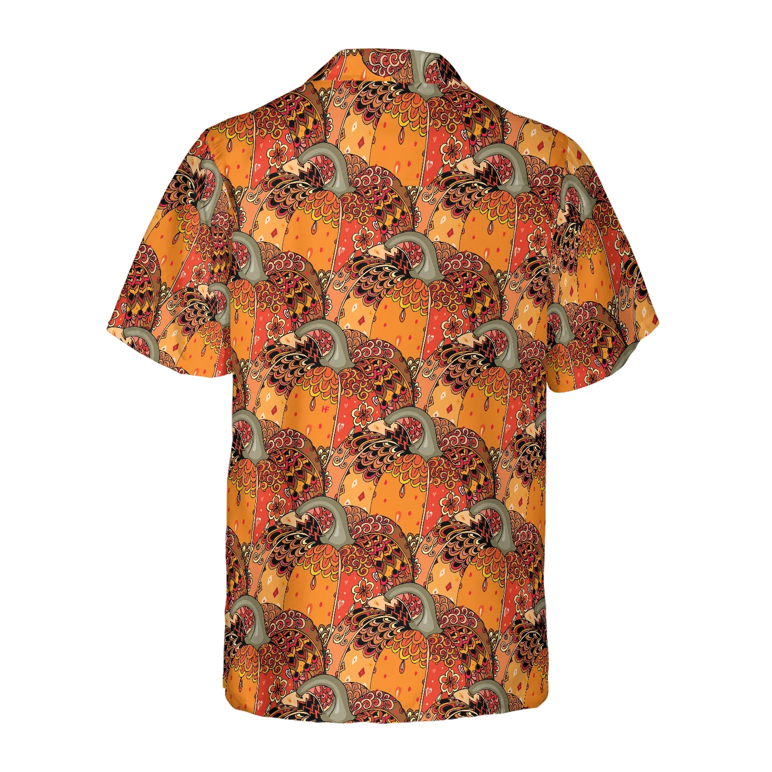 Thanksgiving Festive Pumkin Hawaiian Shirt Aloha Shirt For Men and Women