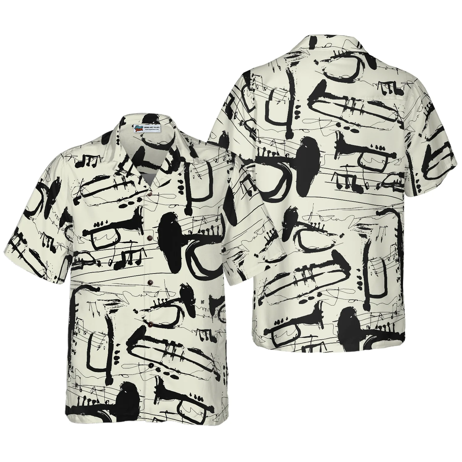 Trumpet Is Cool Hawaiian Shirt Aloha Shirt For Men and Women