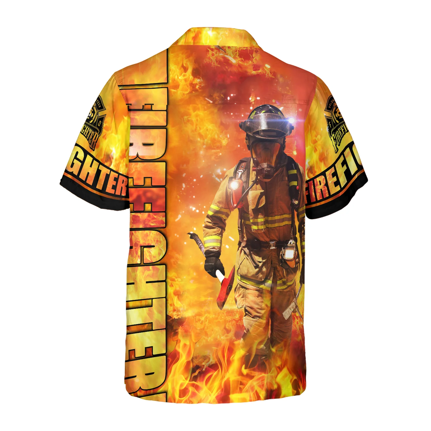 Firefighter Hawaiian Shirt Aloha Shirt For Men and Women