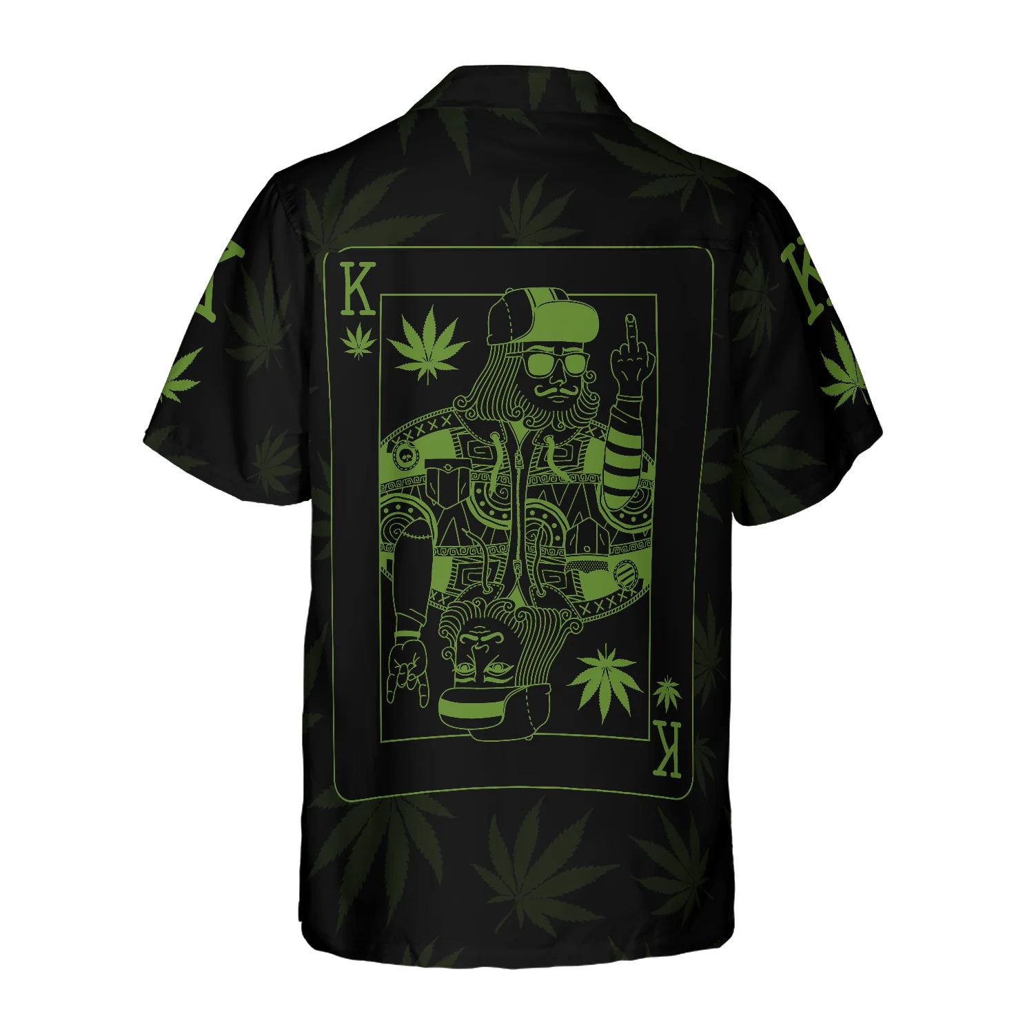 Dope Marijuana King Card Hawaiian Shirt Aloha Shirt For Men and Women