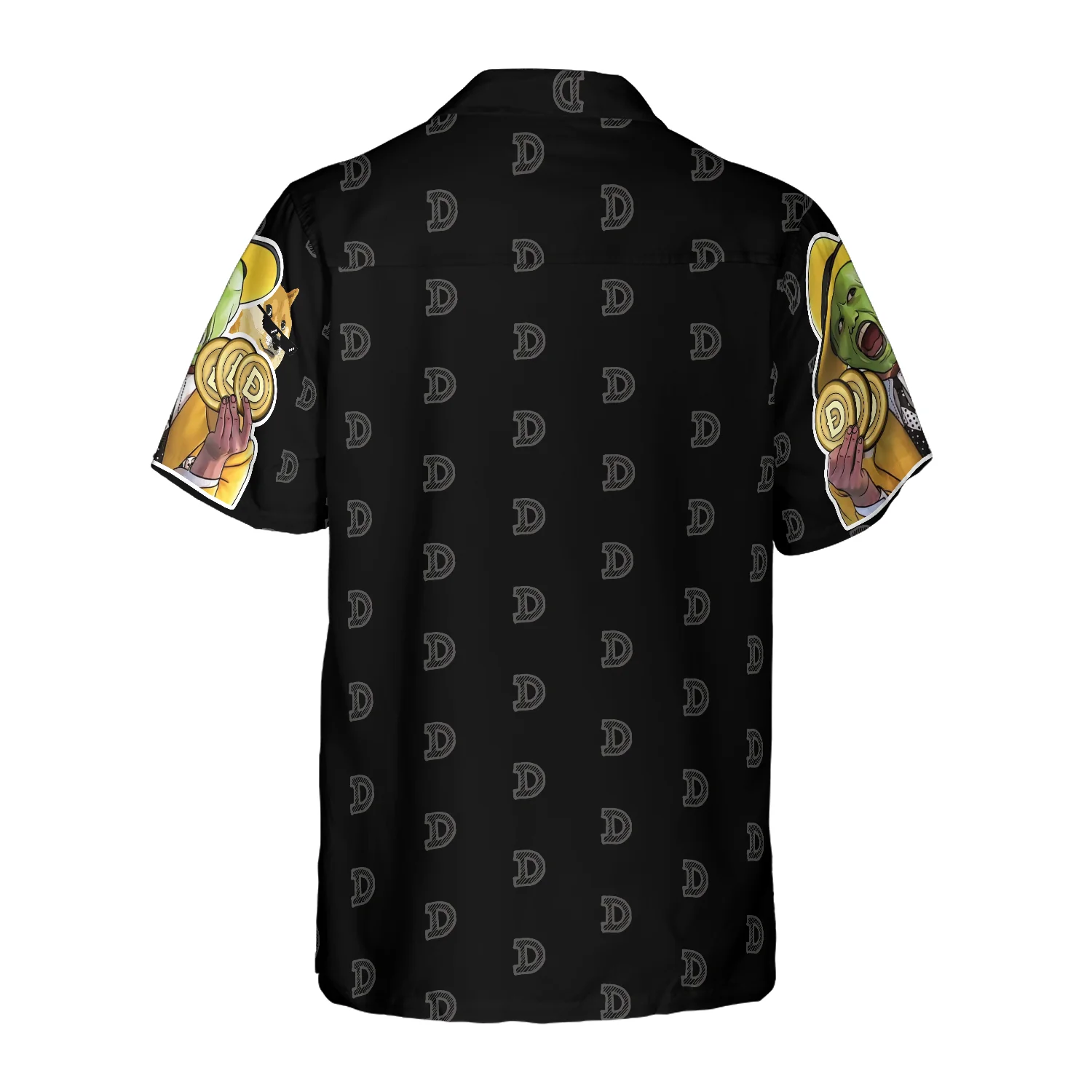 Bought Dogecoin Hawaiian Shirt Aloha Shirt For Men and Women