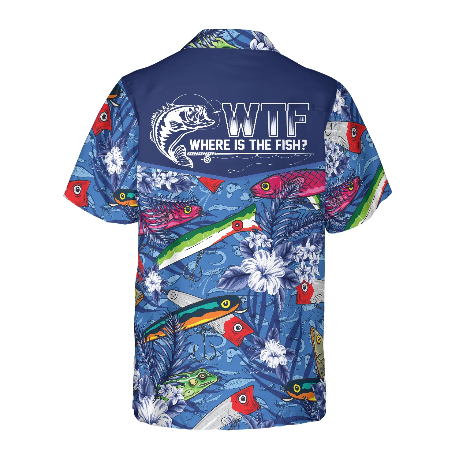 Where The Fish Fishing Hawaiian Shirt Aloha Shirt For Men and Women