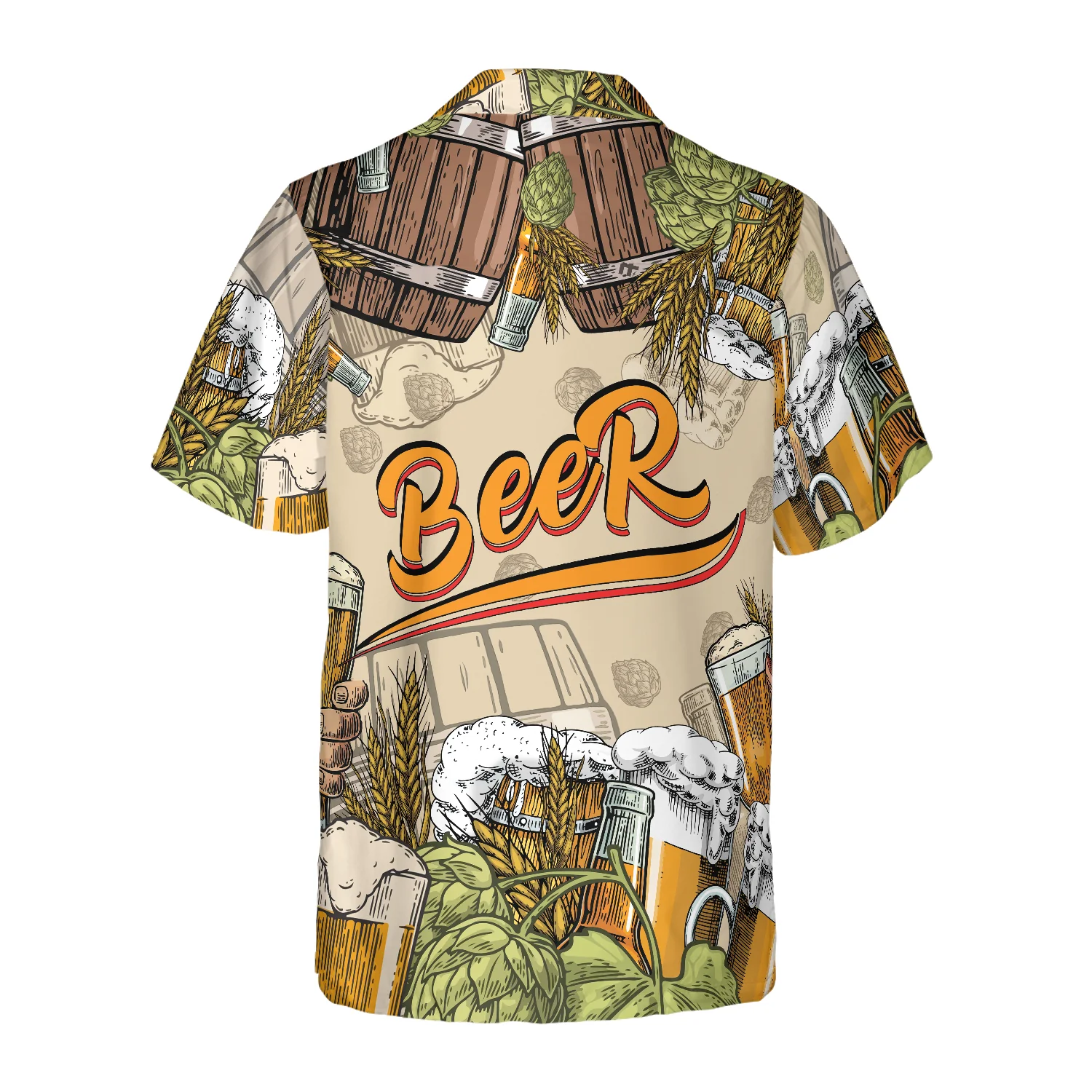 Drinking Beer Hawaiian Shirt Aloha Shirt For Men and Women