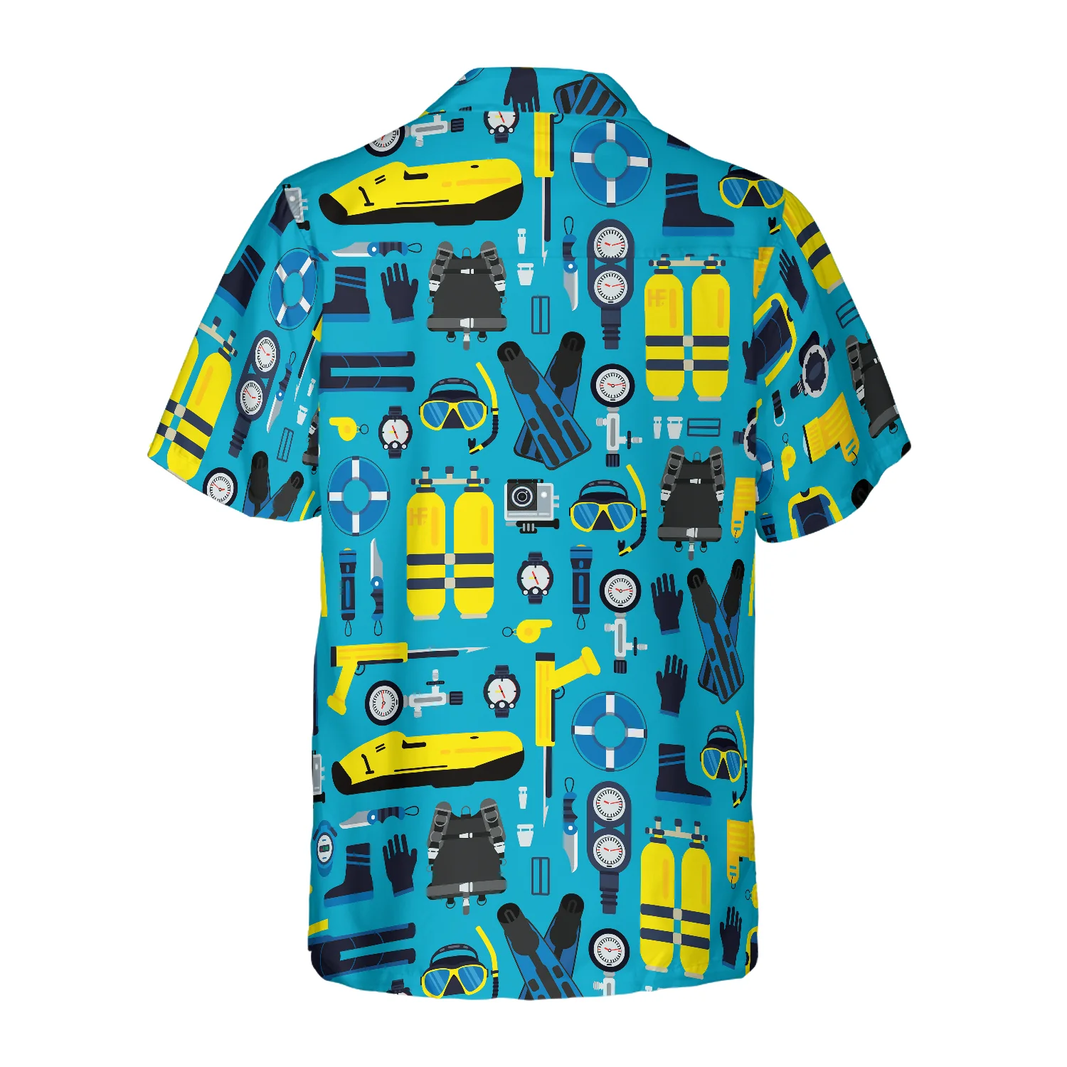 Scuba Diving Gear Hawaiian Shirt Aloha Shirt For Men and Women