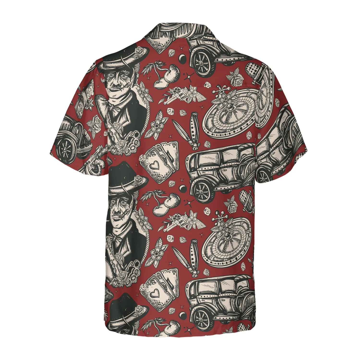 Casino Life In Retro Style Hawaiian Shirt Aloha Shirt For Men and Women