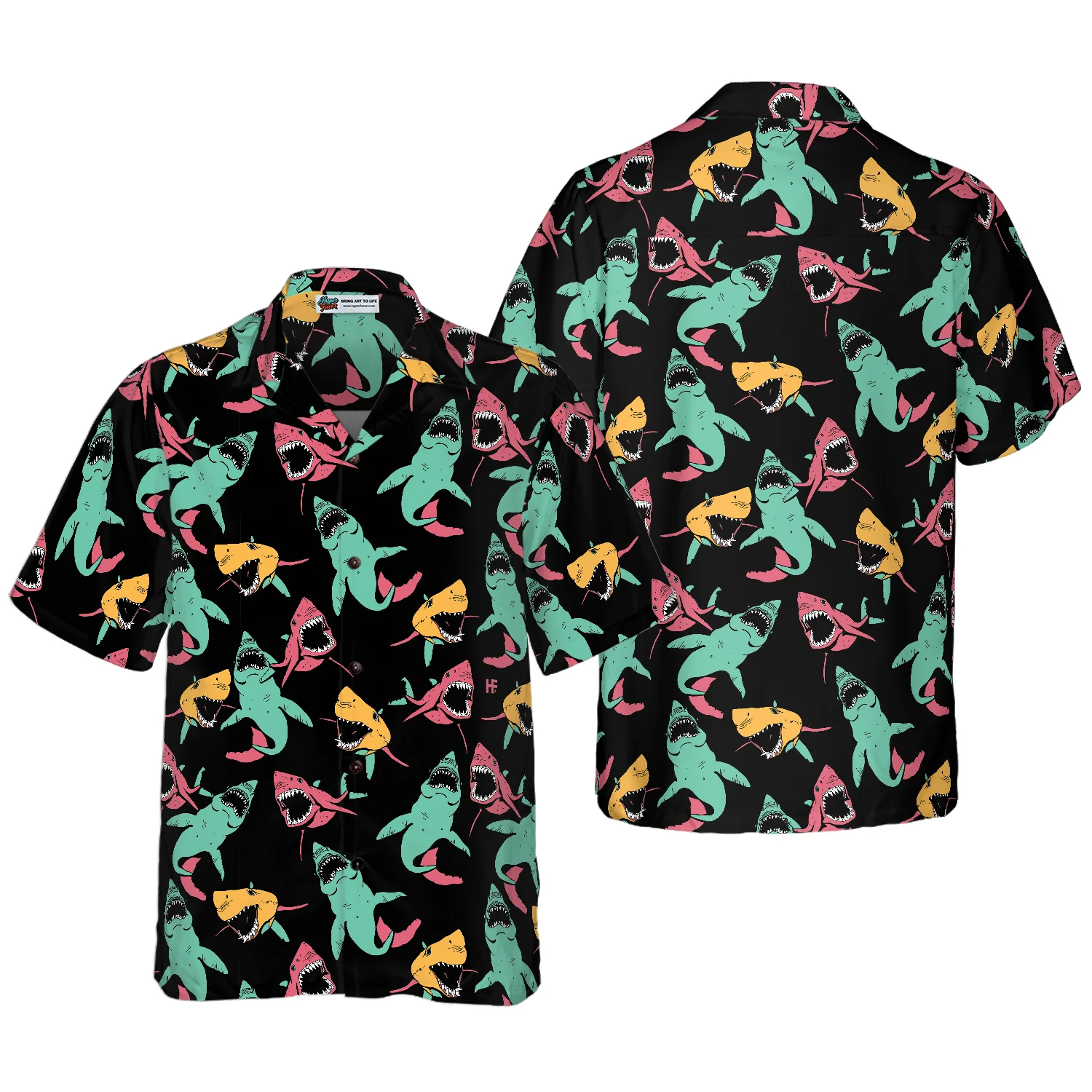 Shark Pattern 06 Hawaiian Shirt Aloha Shirt For Men and Women