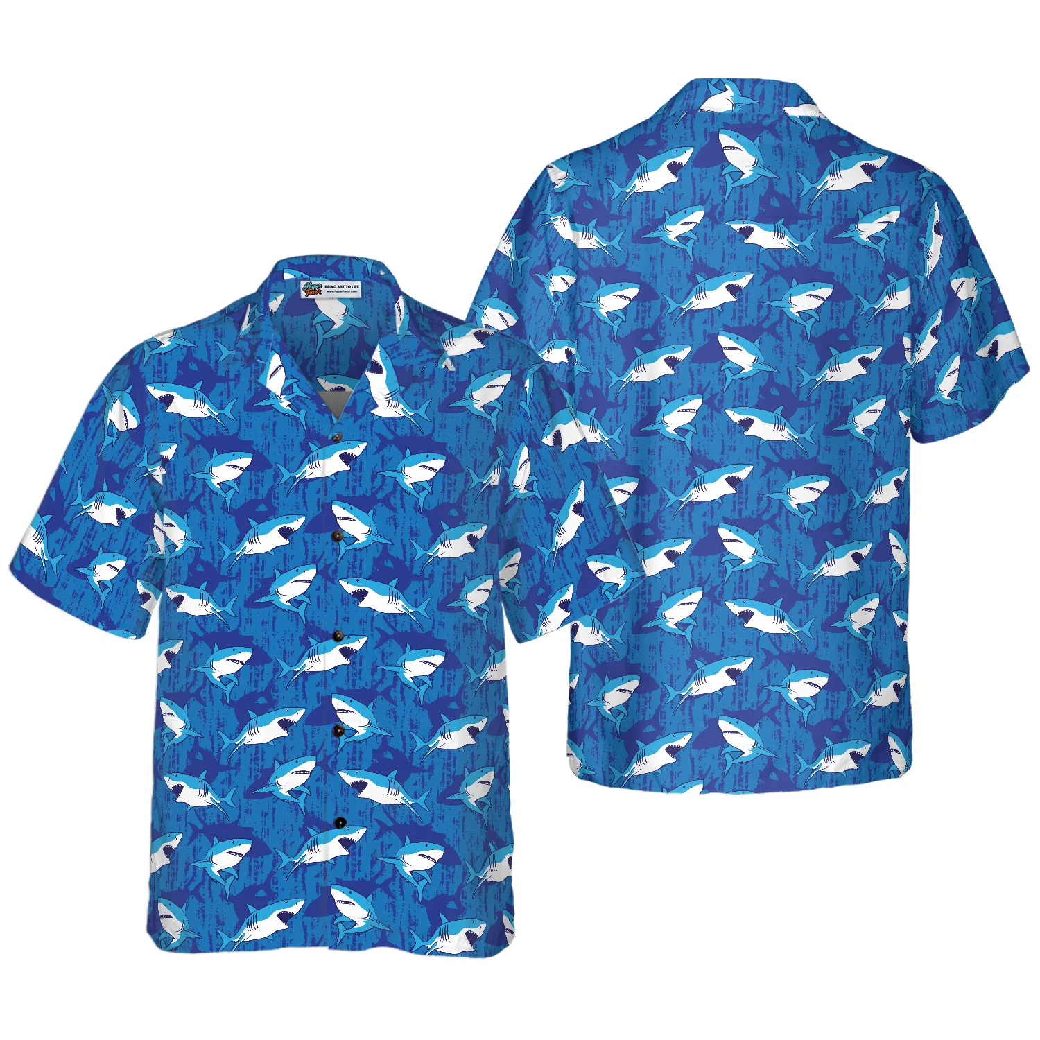 Shark Pattern 03 Hawaiian Shirt Aloha Shirt For Men and Women