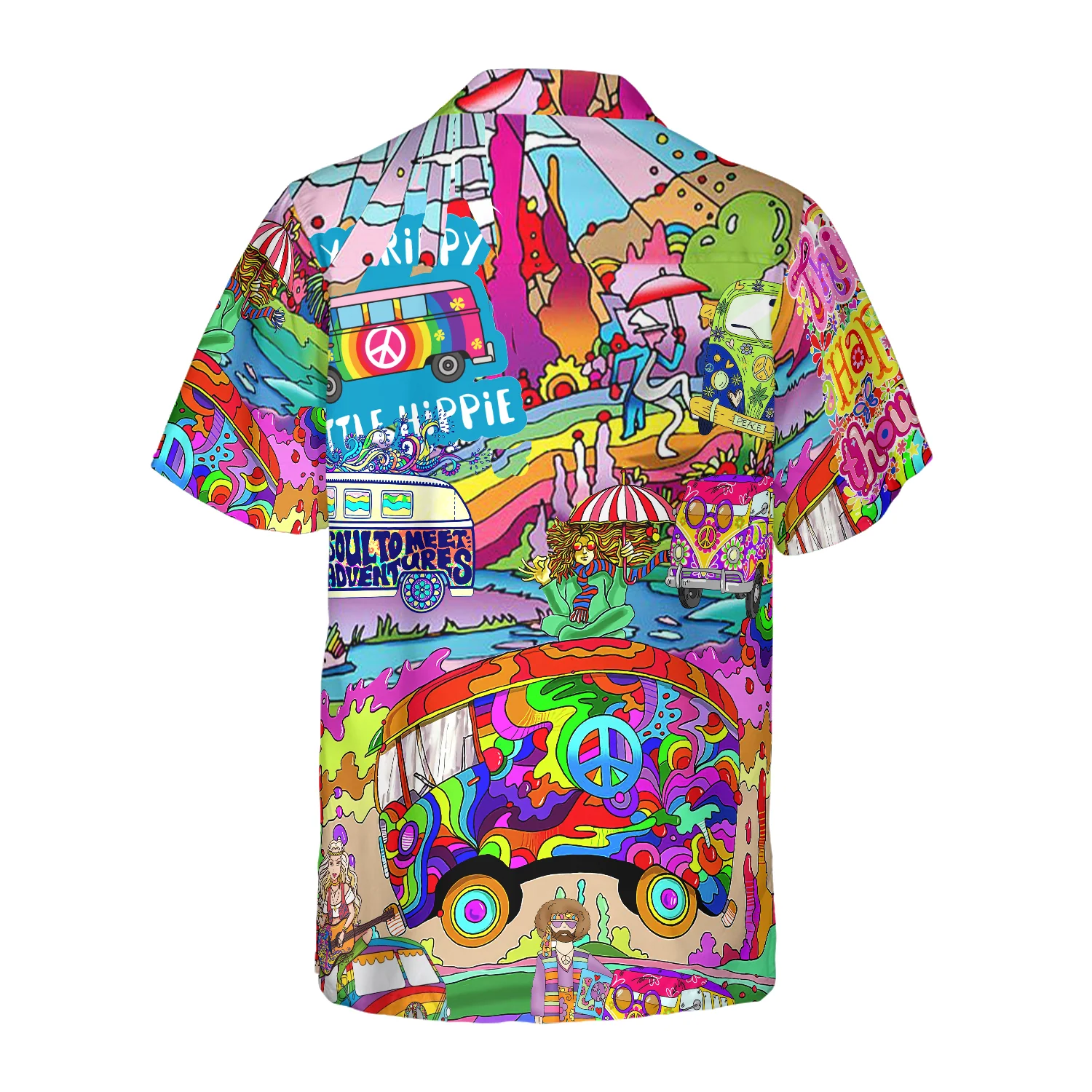 Camping Hippie Stay Trippy Hawaiian Shirt Aloha Shirt For Men and Women