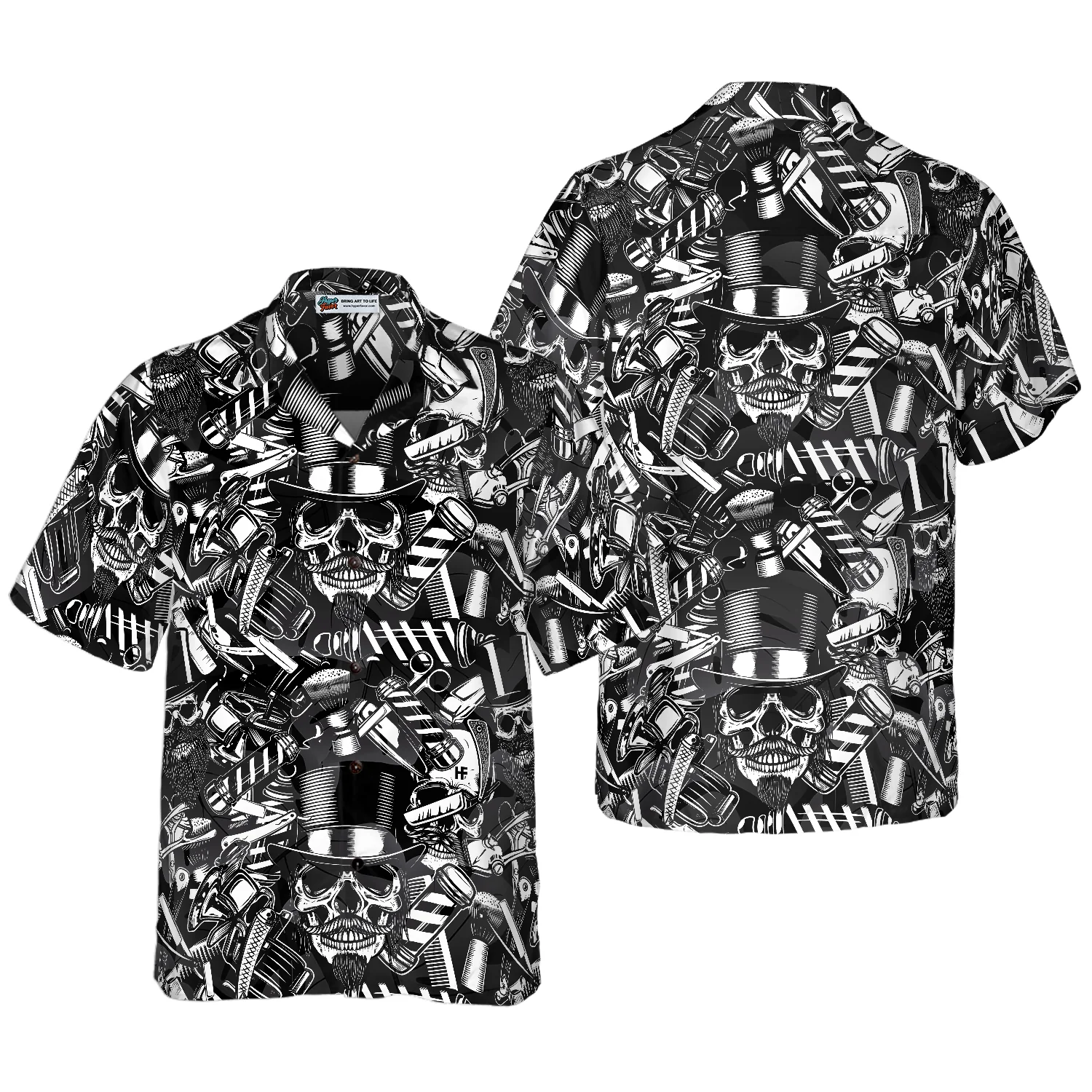 Barbershop Hawaiian Shirt Aloha Shirt For Men and Women