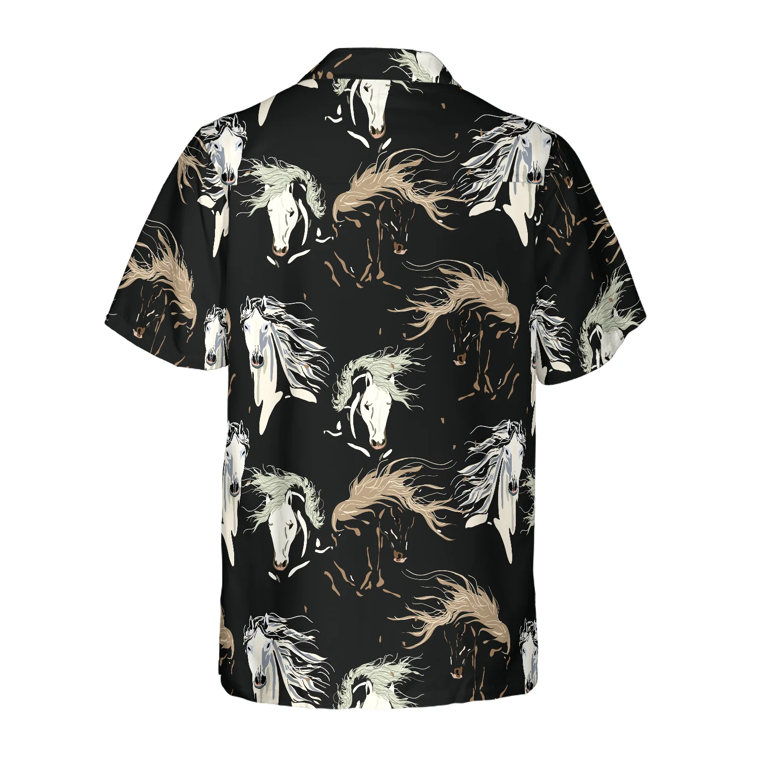 Galloping Horse Shirt Hawaiian Shirt Aloha Shirt For Men and Women