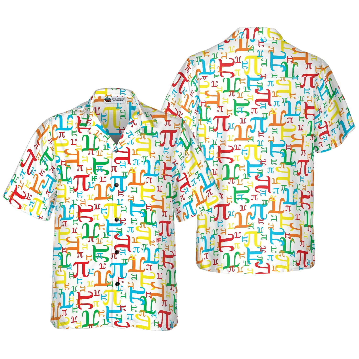 Pieces Of Pi Math Teacher Shirt V1 Hawaiian Shirt Aloha Shirt For Men and Women