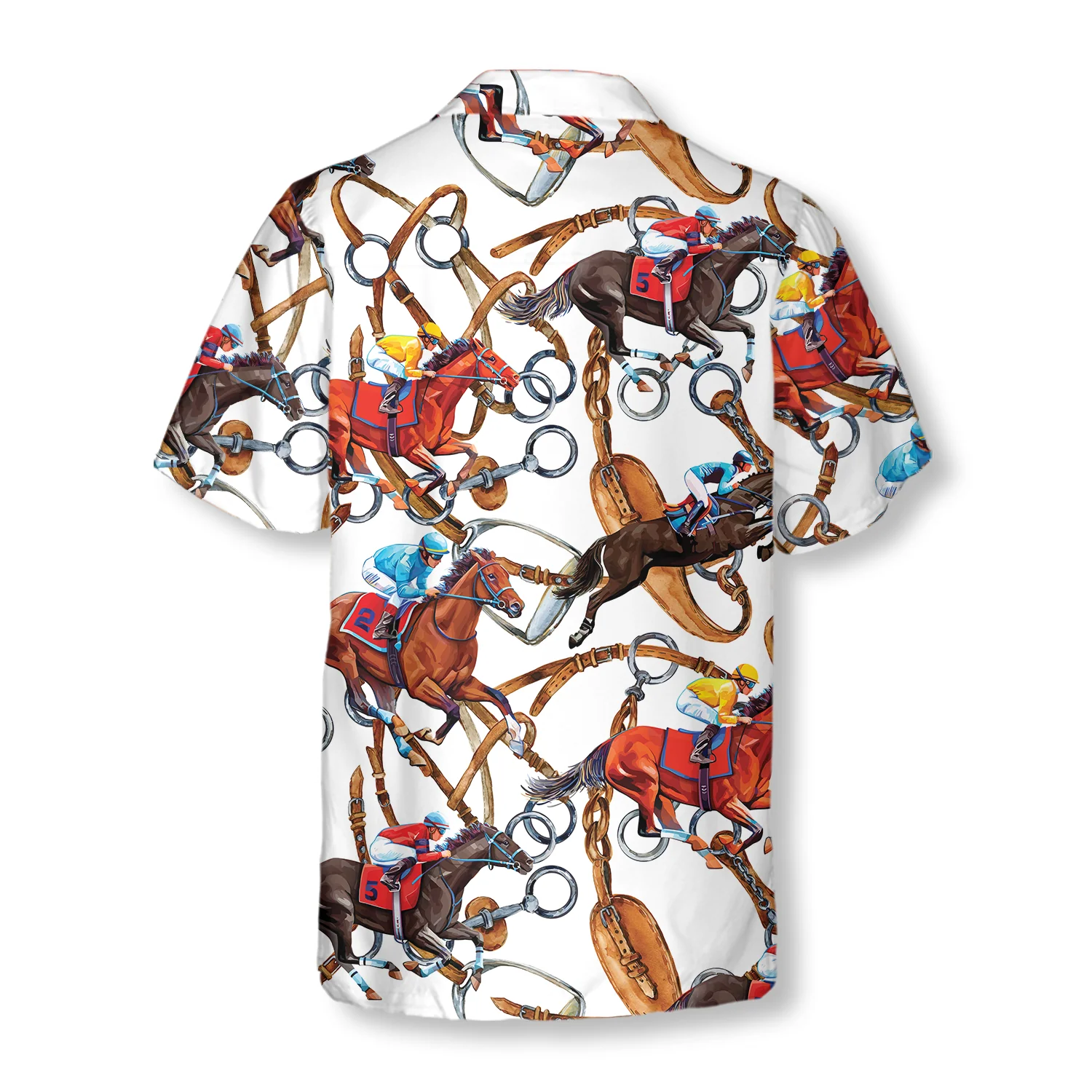 Horse Racing Shirt Hawaiian Shirt Aloha Shirt For Men and Women