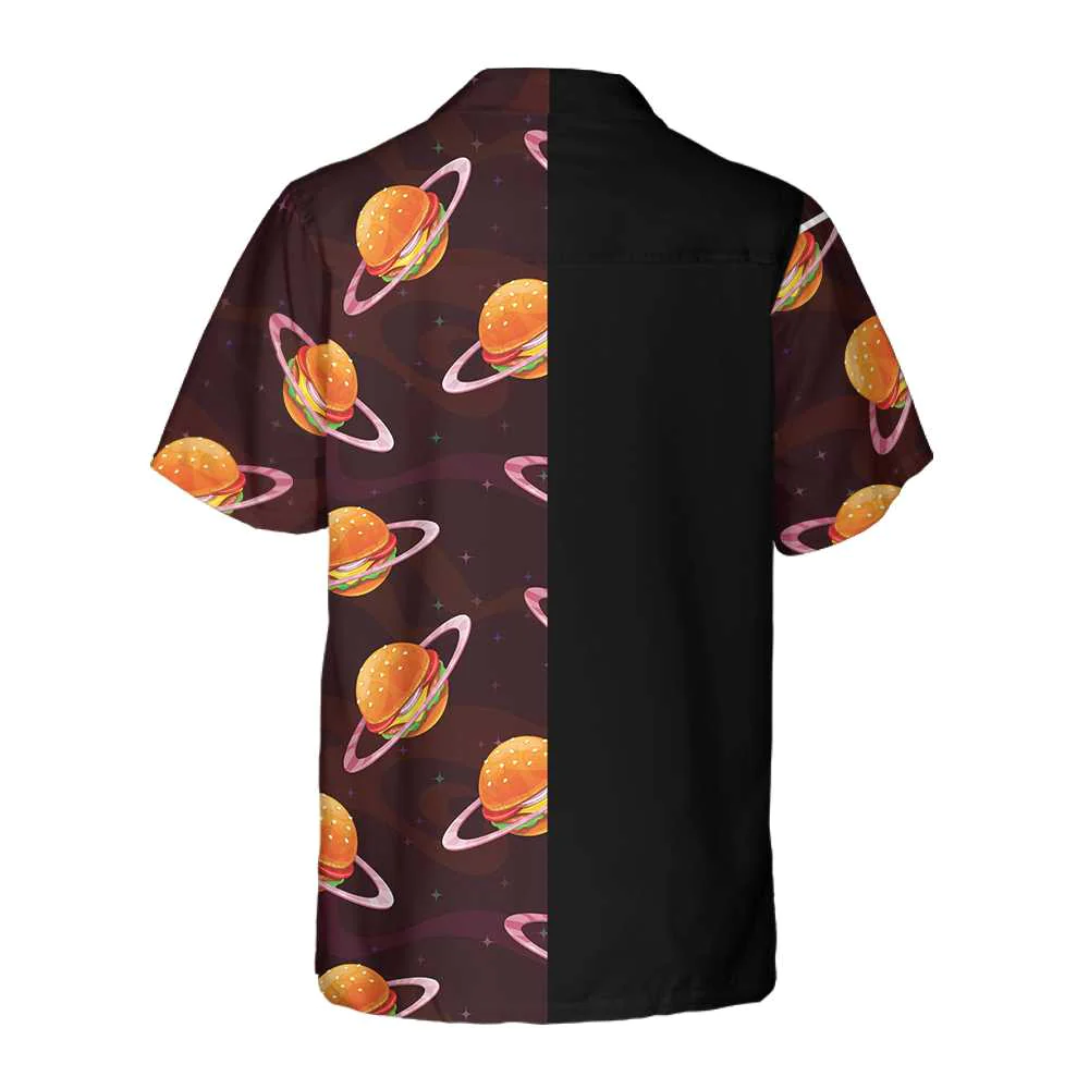 One Burger One Love Hawaiian Shirt Planet Burger Shirt  Women Aloha Shirt For Men and Women