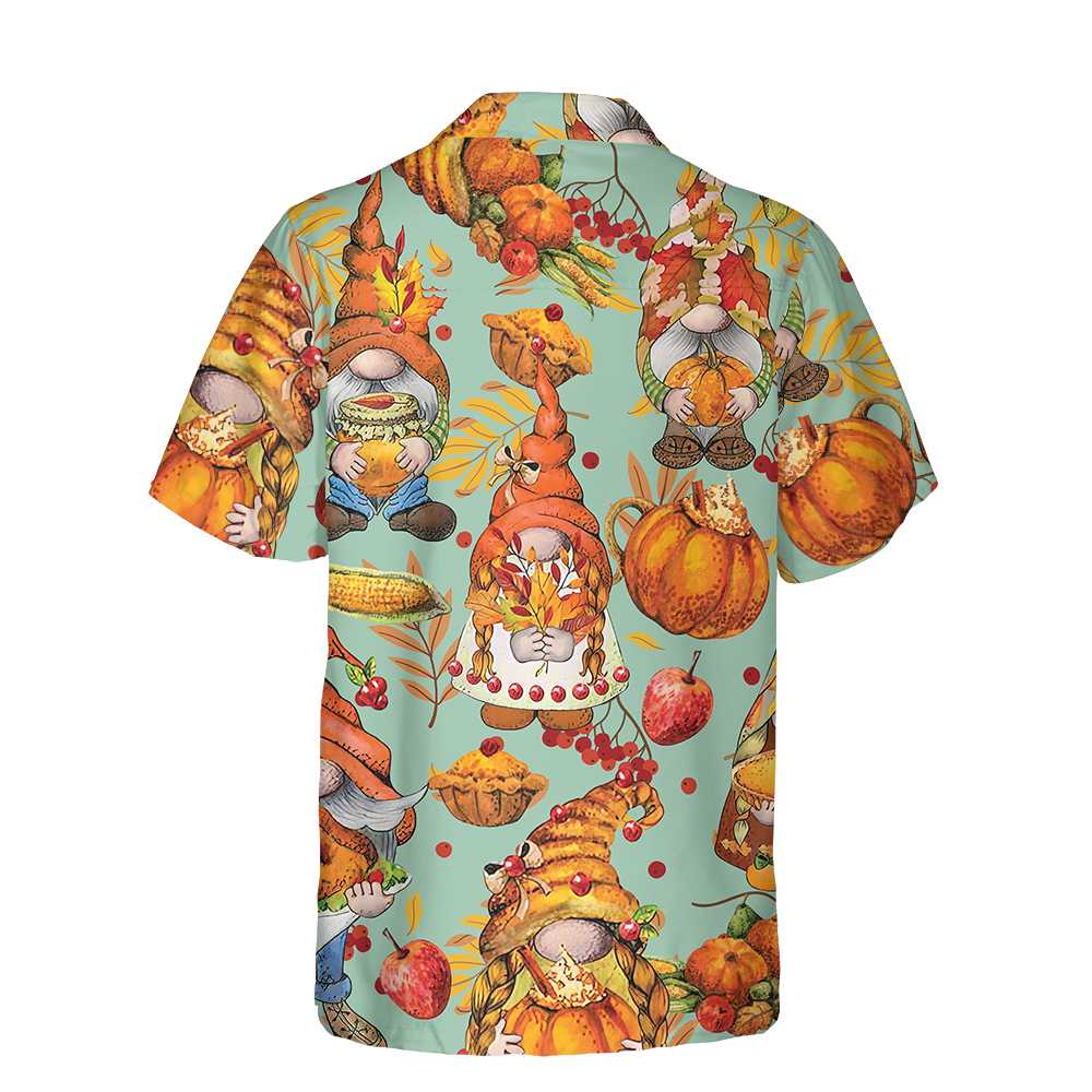 Farm Harvest Festival Gnomes Thanksgiving Hawaiian Shirt Unique Thanksgiving Day Gift Aloha Shirt For Men and Women