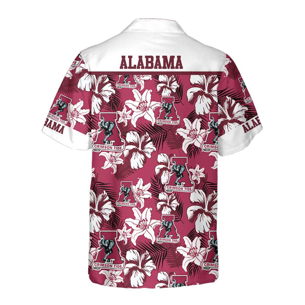 Tropical Alabama Hawaiian Shirt Unique Alabama Shirt Alabama Collared Shirt For Adults Aloha Shirt For Men and Women