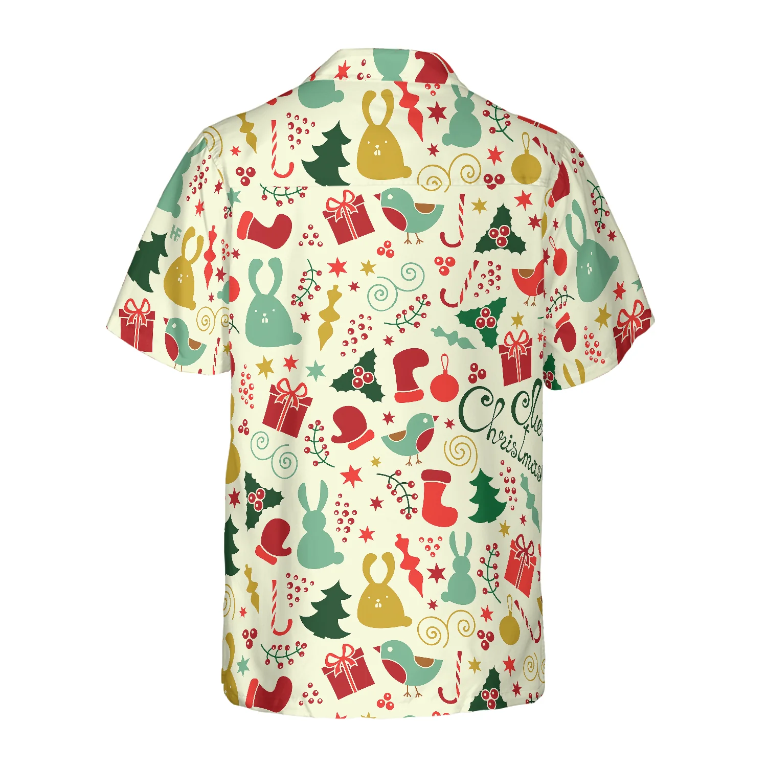 Merry Christmas Pattern 4 Hawaiian Shirt Aloha Shirt For Men and Women