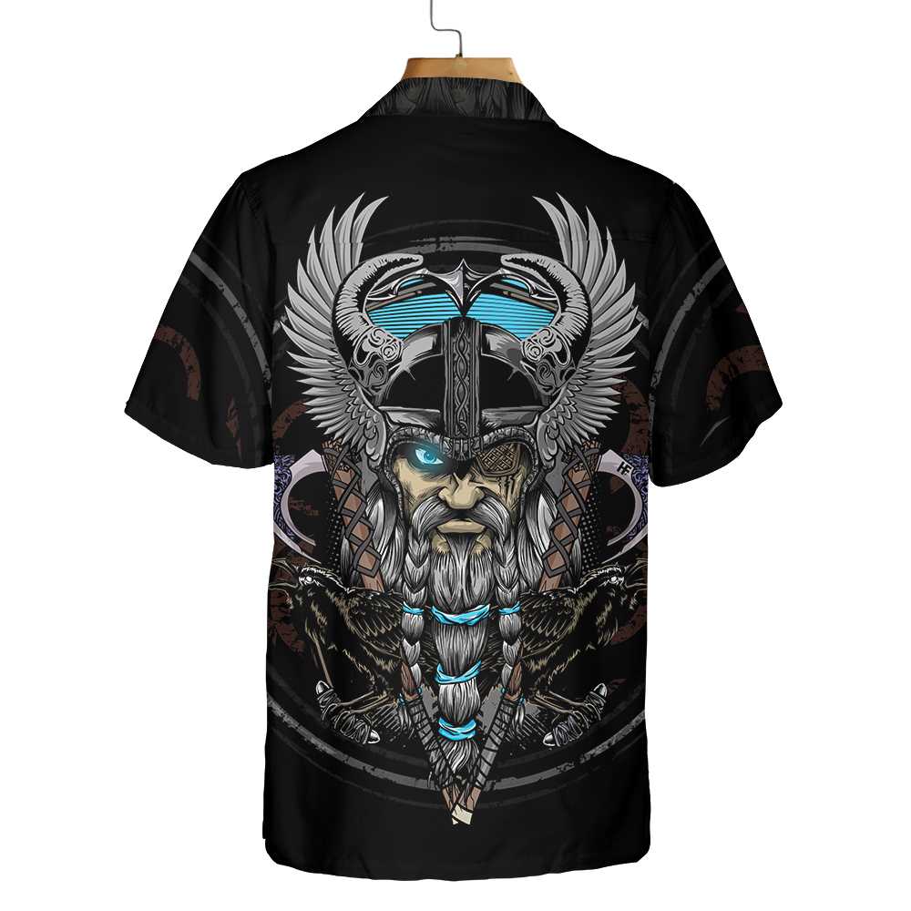 Son Of Odin Viking Hawaiian Shirt Viking Axe Pattern Shirt Aloha Shirt For Men and Women