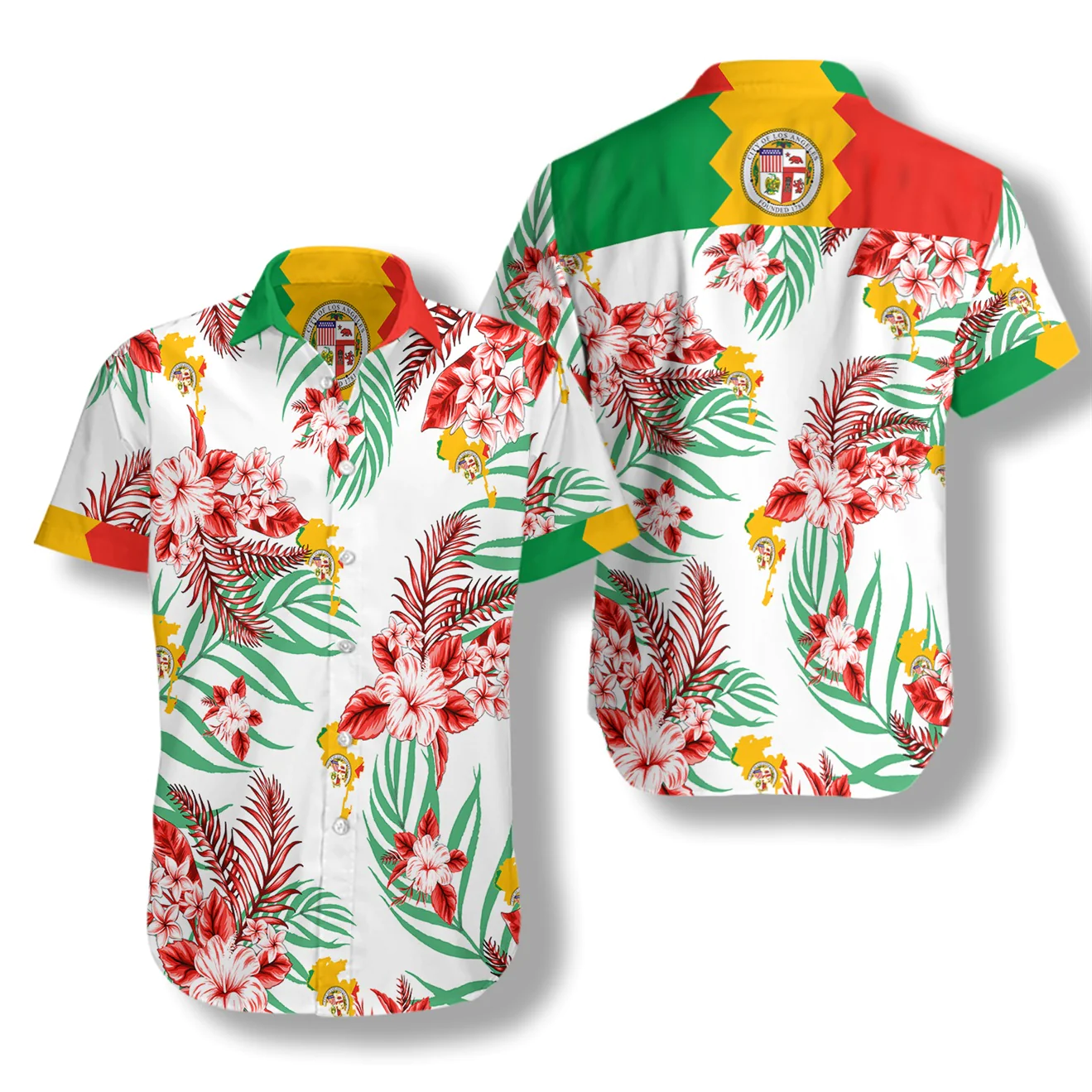 Los Angeles Proud Hawaiian Shirt Aloha Shirt For Men and Women