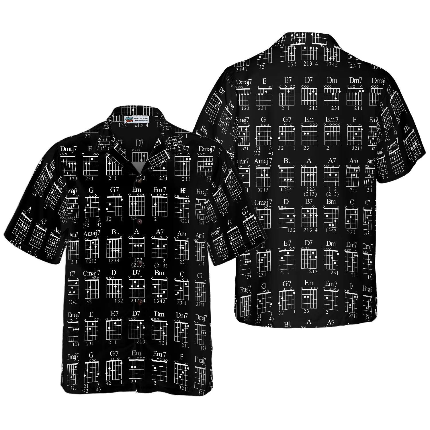 Guitar Chords Hawaiian Shirt Aloha Shirt For Men and Women