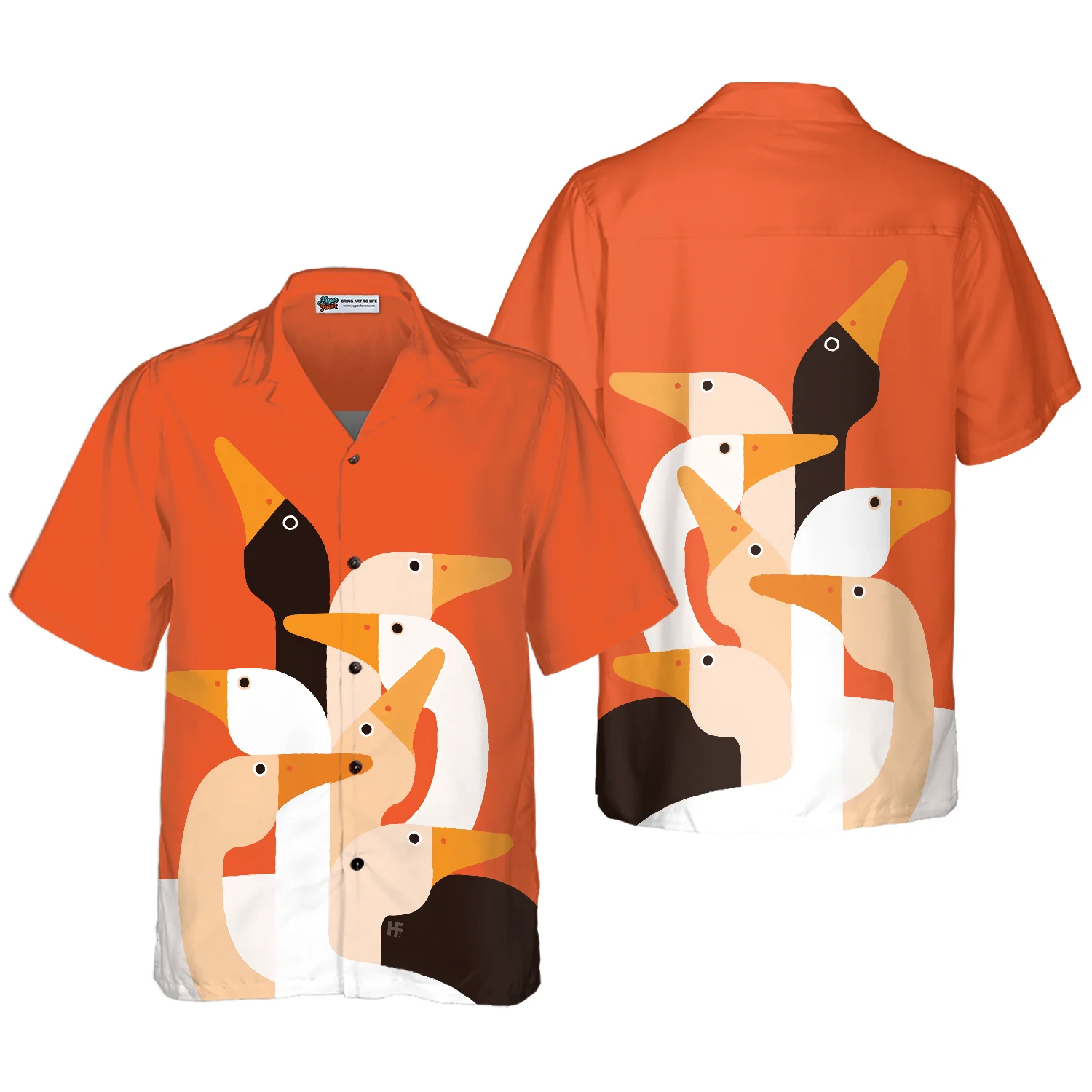 Ducks On Art Hawaiian Shirt Aloha Shirt For Men and Women