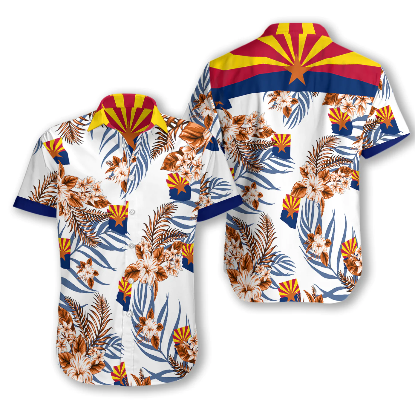 Arizona Proud Hawaiian Shirt Aloha Shirt For Men and Women