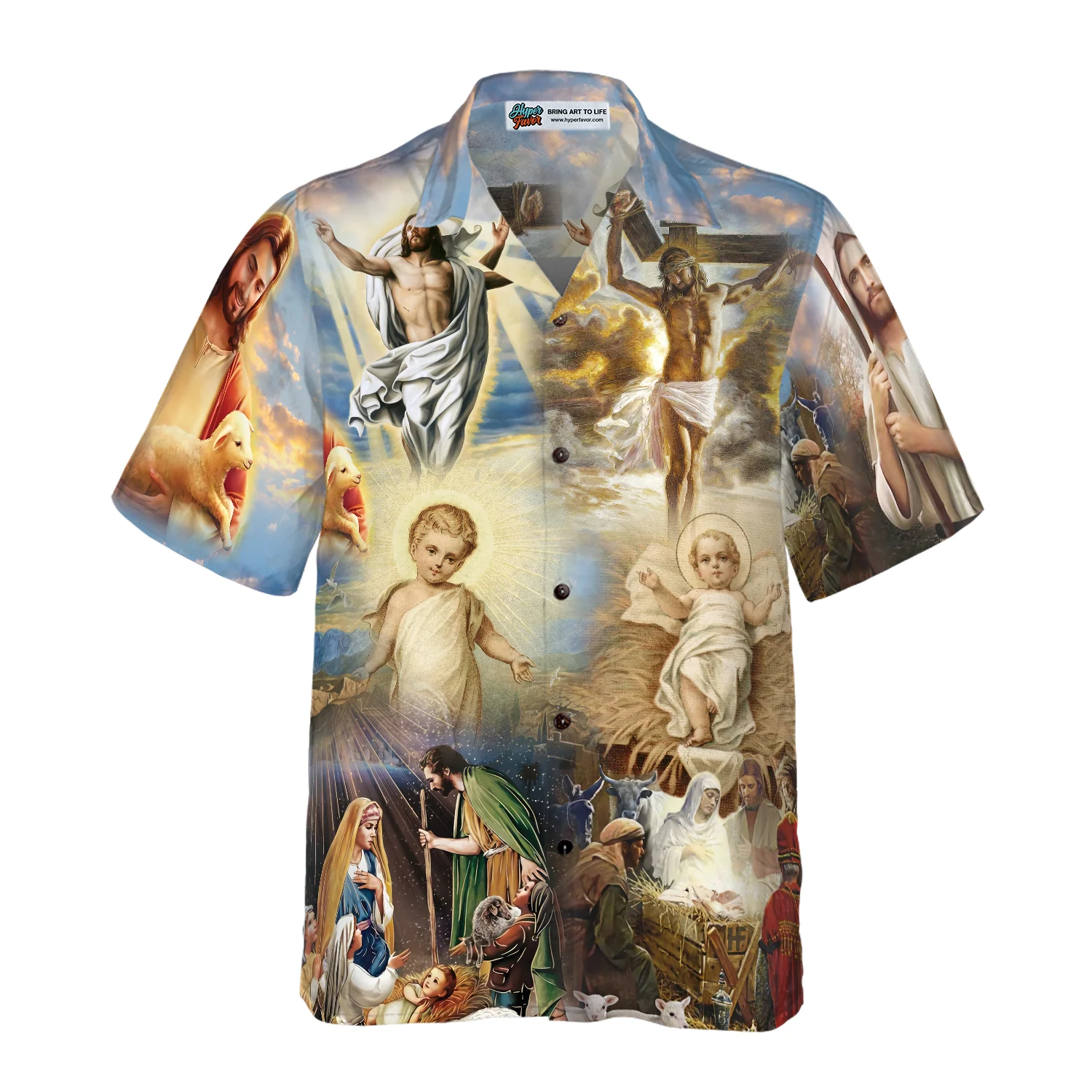 The Life of Jesus Hawaiian Shirt Aloha Shirt For Men and Women