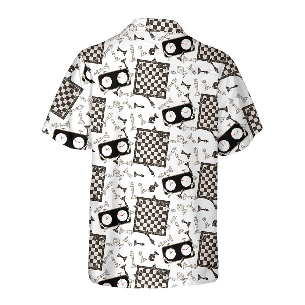 Chess Player Hawaiian Shirt Unique Chess Shirt  Women Gift For Chess Player Aloha Shirt For Men and Women