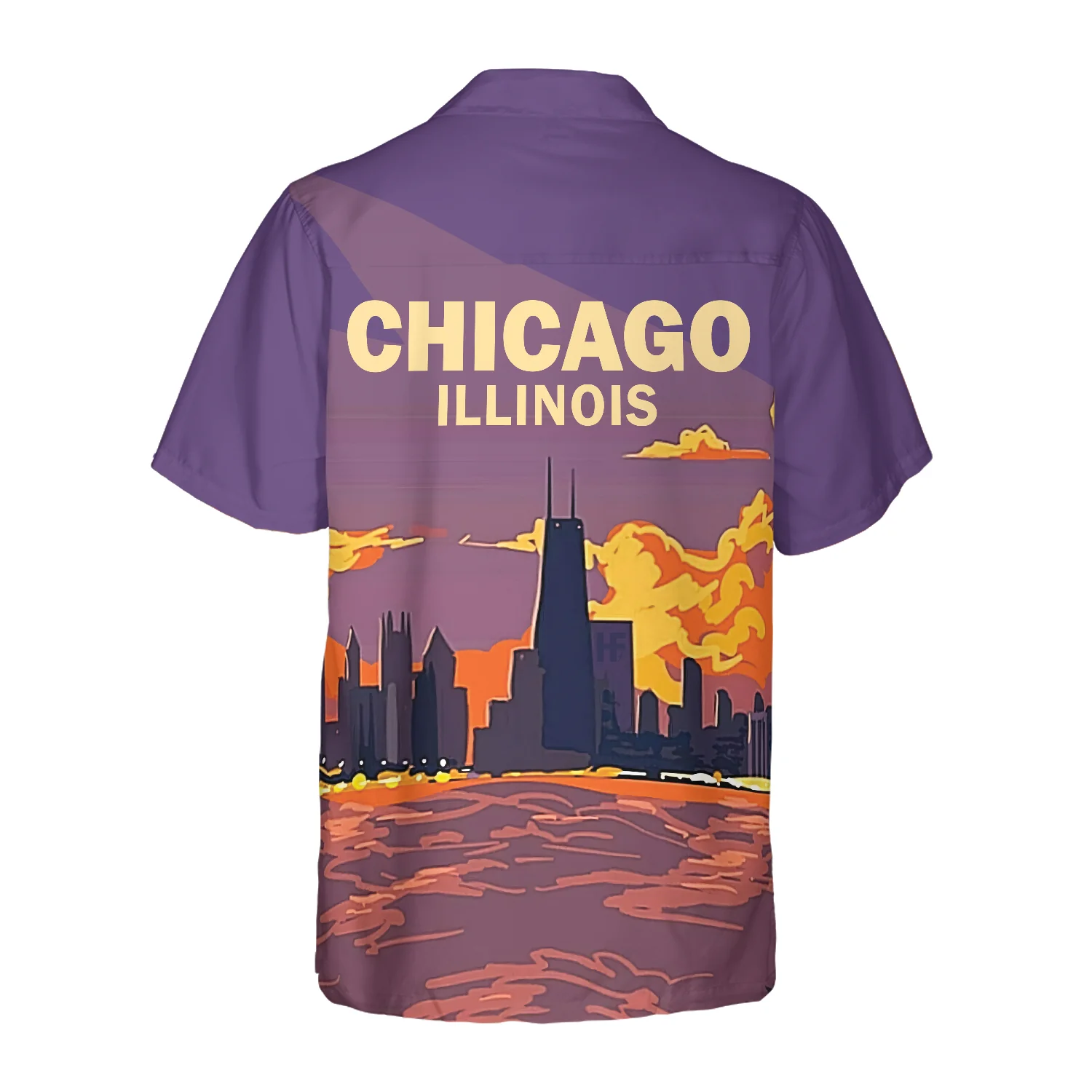 Chicago Illinois Hawaiian Shirt Aloha Shirt For Men and Women