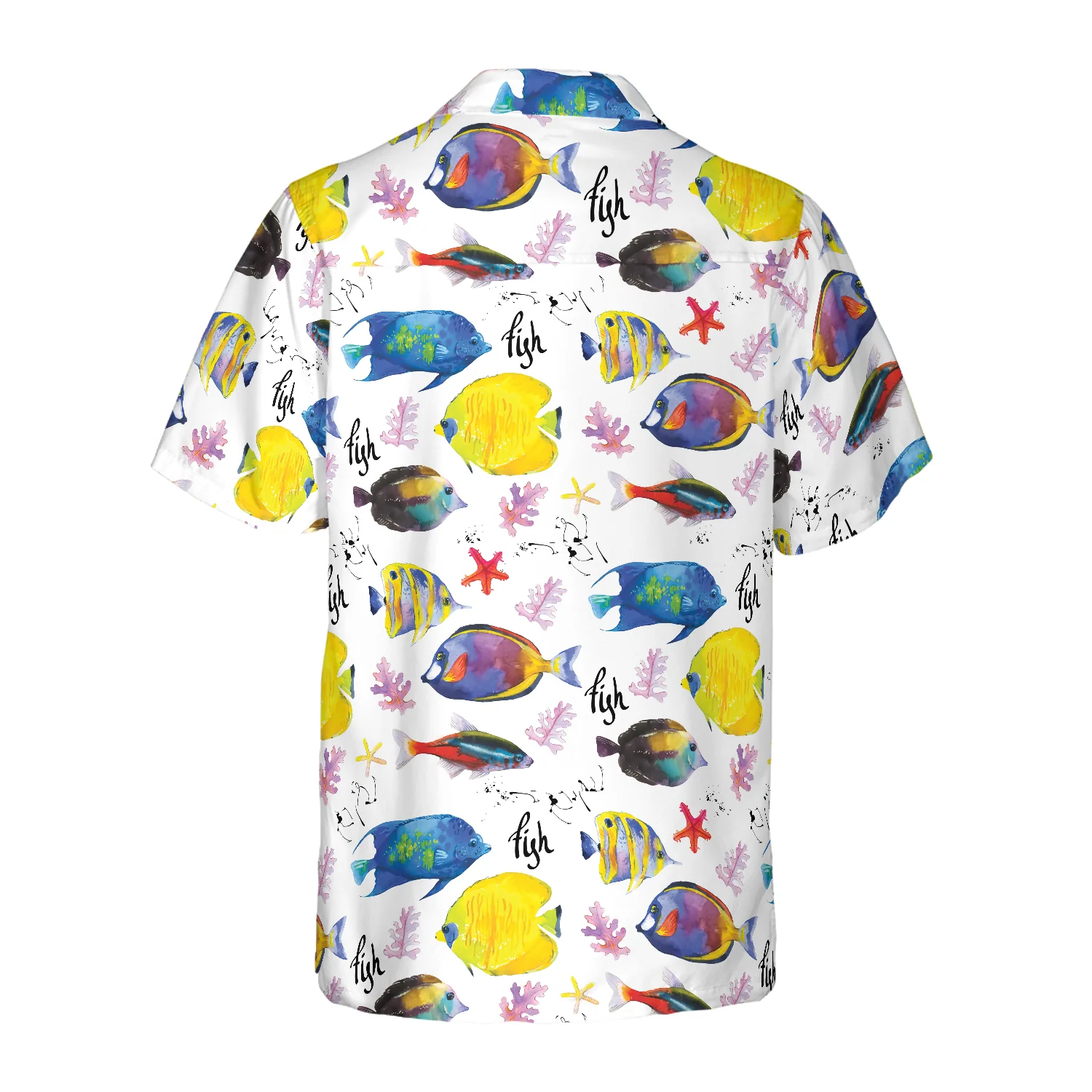 Colorful Fish v1 Hawaiian Shirt Aloha Shirt For Men and Women