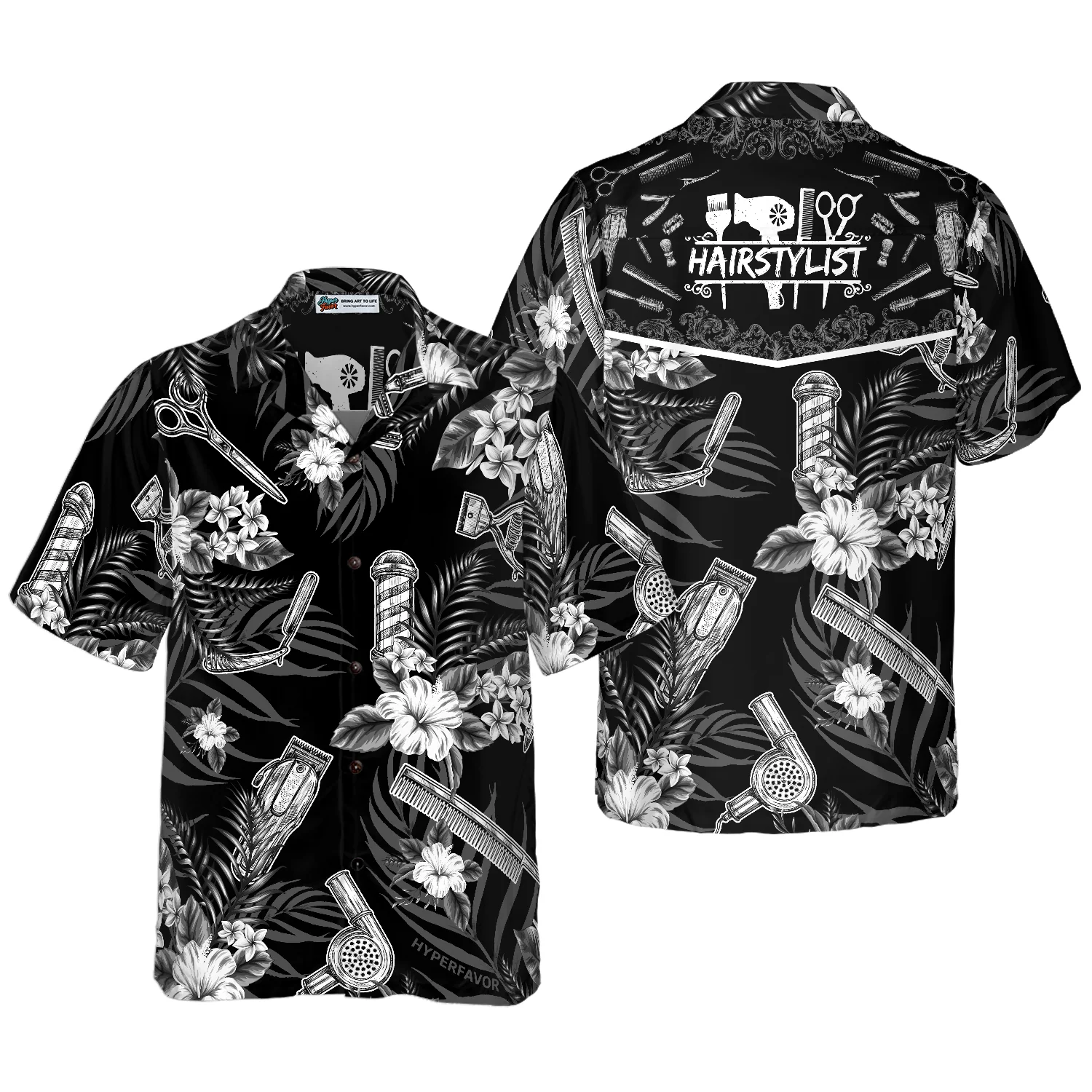 Hair Stylist Hawaiian Shirt Aloha Shirt For Men and Women