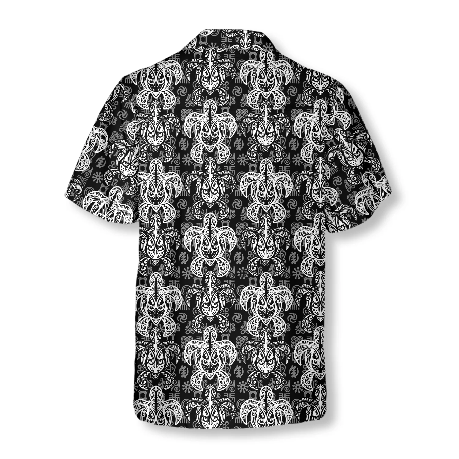 Indigenous Tribal Polynesian Style Sea Turtle Hawaiian Shirt Aloha Shirt For Men and Women