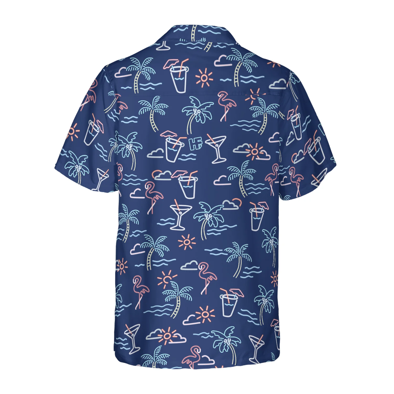 Beach Party Tropical Flamingo Hawaiian Shirt Aloha Shirt For Men and Women