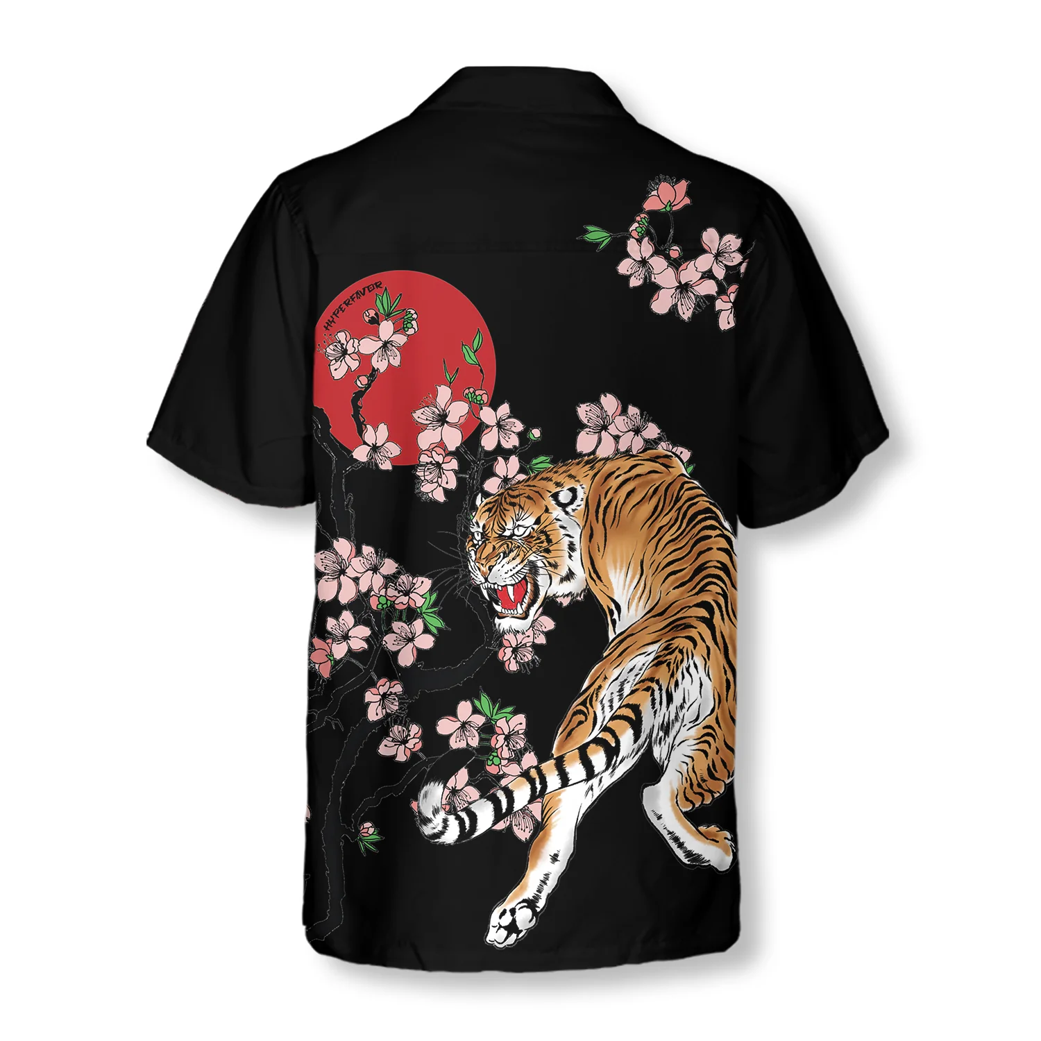 Japanese Tiger Sakura Shirt Hawaiian Shirt Aloha Shirt For Men and Women